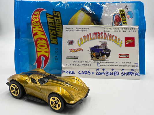 2015 Hot Wheels Mystery Models Series 2 #3 Chase 63 Corvette Stingray Gold