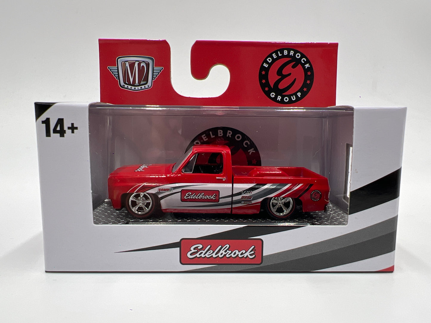 M2 Machines Edelbrock 1975 Chevrolet Cheyenne Super 10 Custom SS Red R85