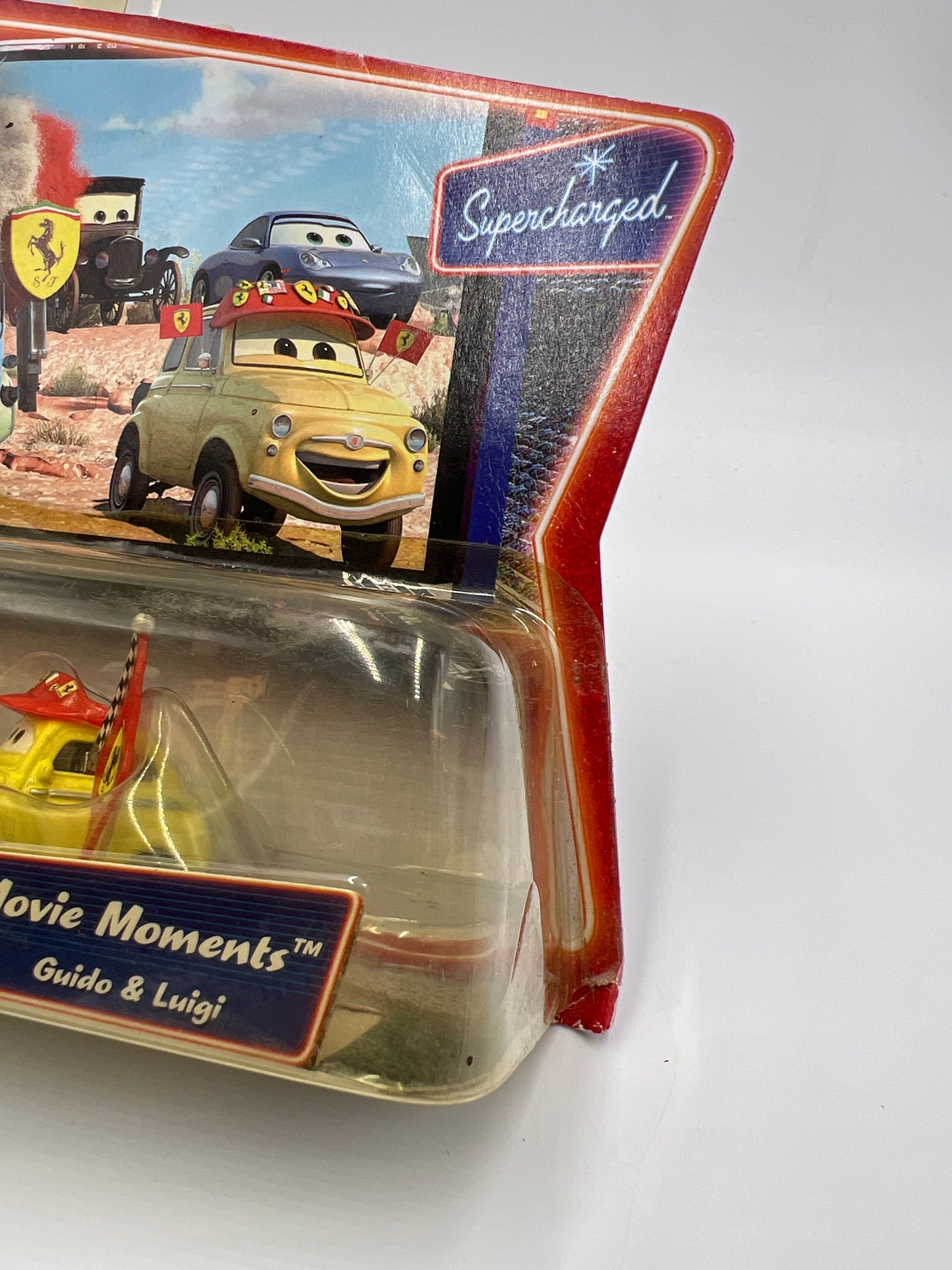 Disney Pixar Cars Supercharged 2 Pack Movie Moments Ferrari Guido & Luigi