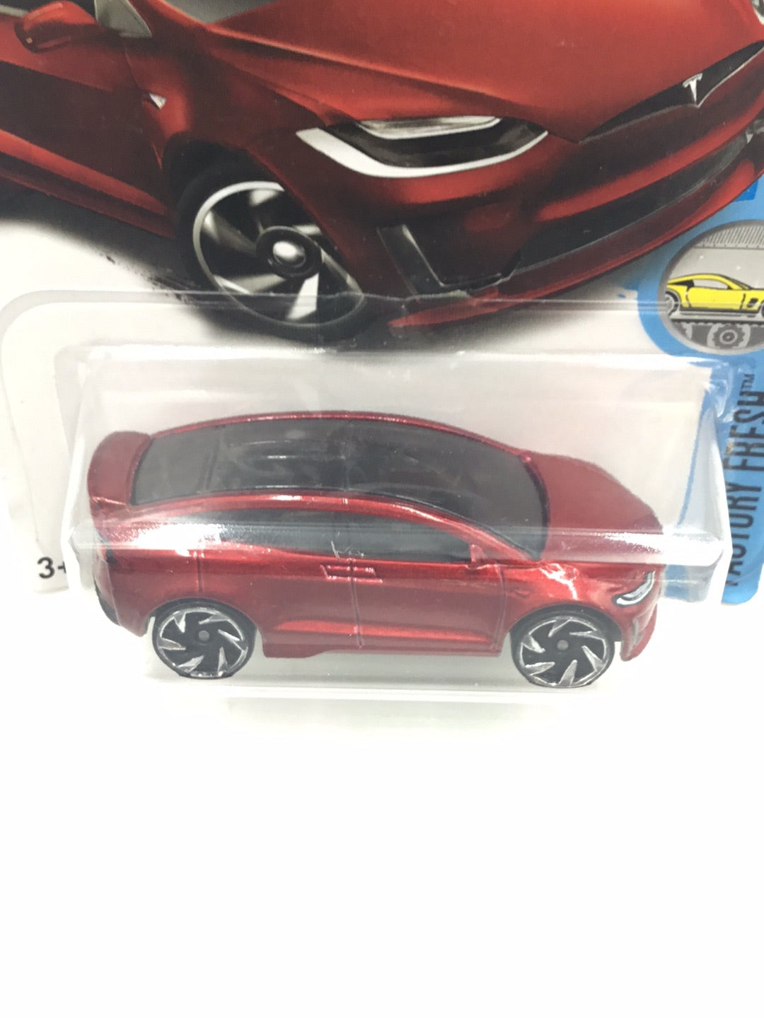 2017 Hot Wheels #196 Tesla Model X 48C