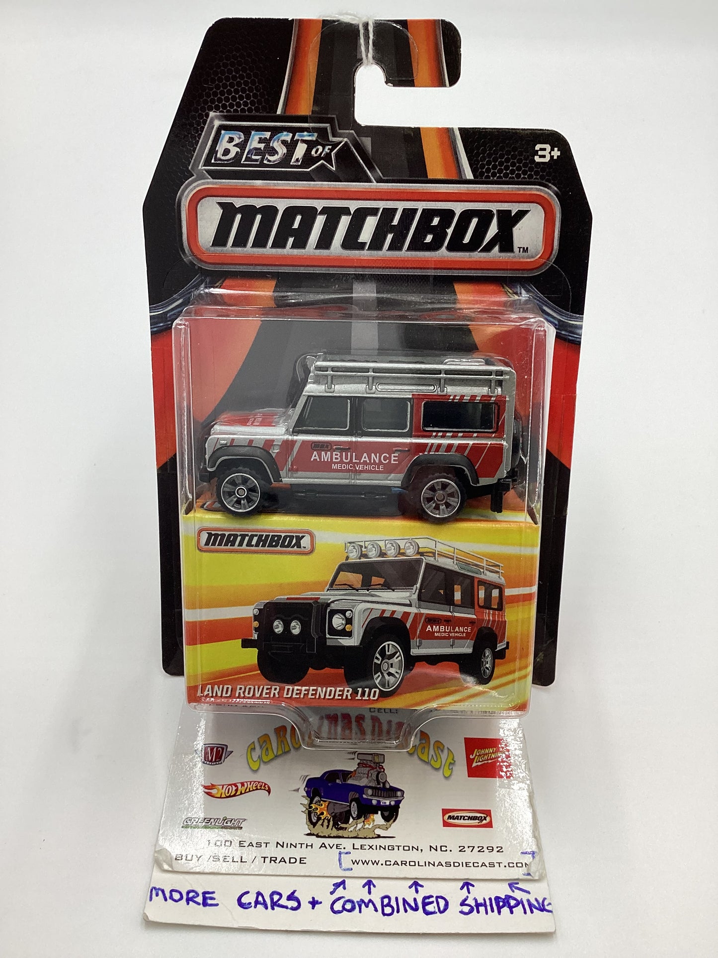 2016 Matchbox Best of Matchbox Land Rover Defender 110 Ambulance 172C