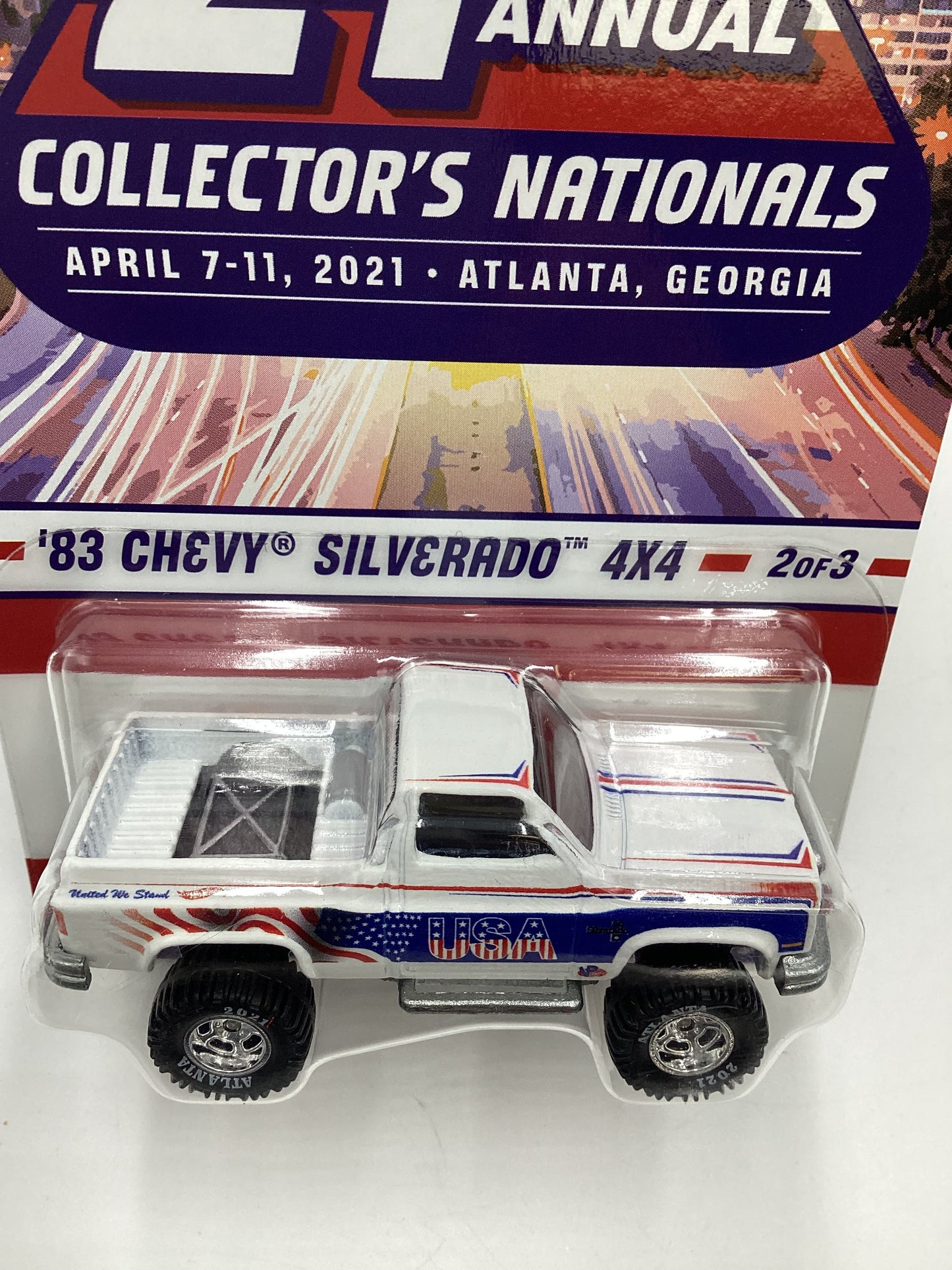 2021 Hot Wheels 21st Annual Collector’s Nationals ‘83 Chevy Silverado 4x4 03557/05500 W/protector