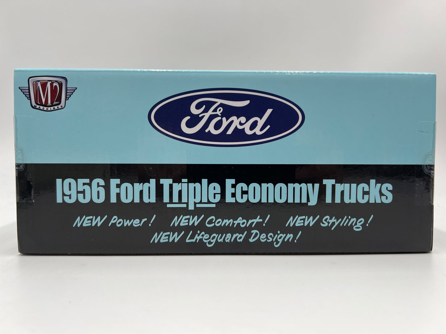 M2 Machines 1/24 1956 Ford F-100 Light Blue/Black R115