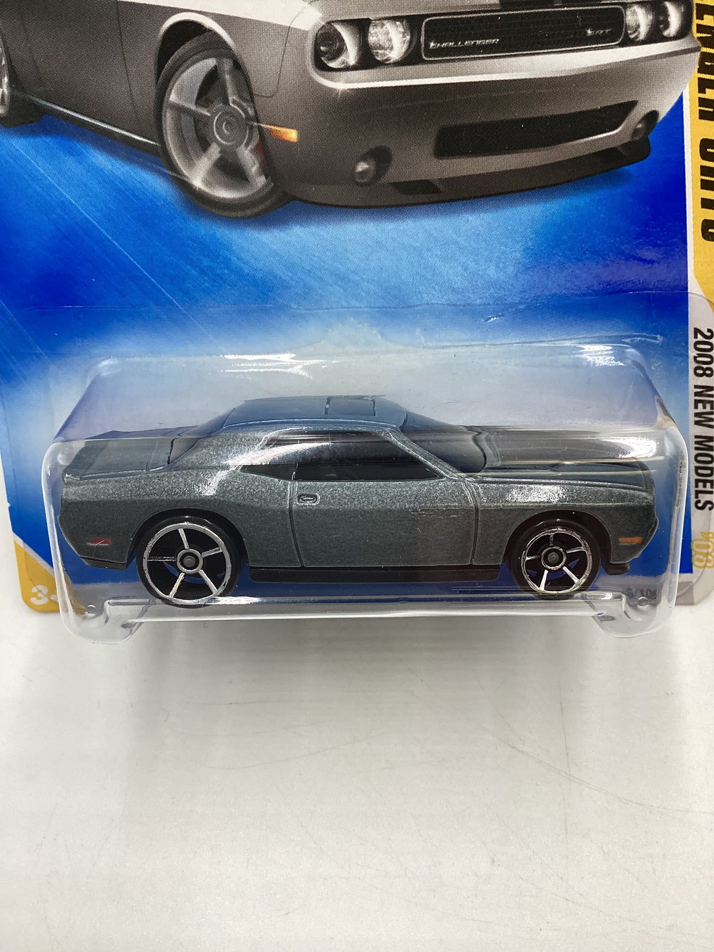 2008 Hot Wheels New Models #16 Dodge Challenger SRT8 Gray Kmart Exclusive 239C