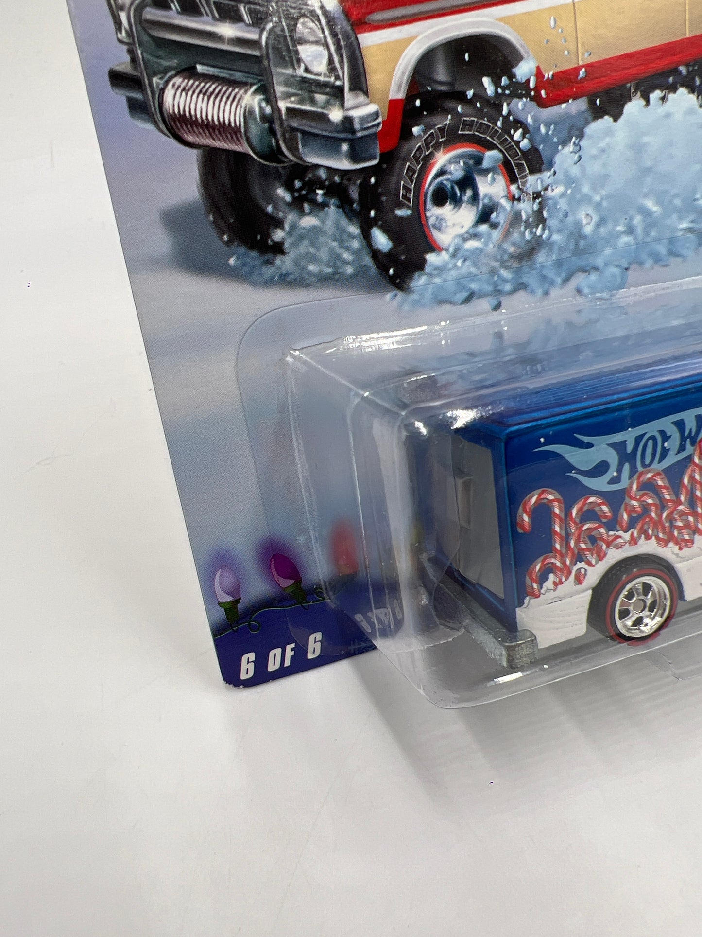 2009 Hot Wheels Holiday Rods #6 Combat Medic Blue W/Real Riders 245Q