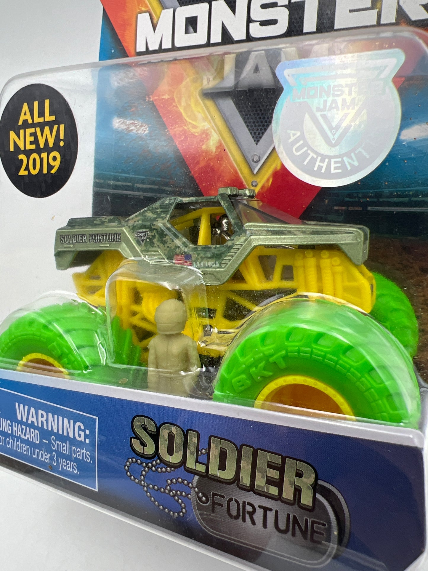 2019 Monster Jam Nitro Neon Soldier Fortune