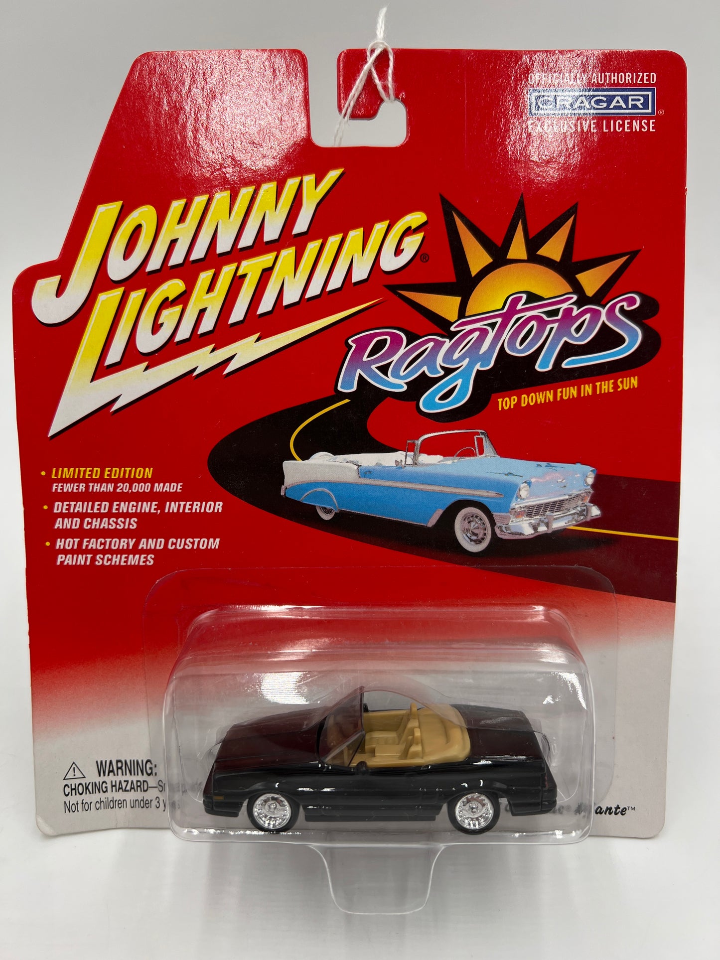 Johnny Lightning Ragtops 1992 Cadillac Allante Black 220F