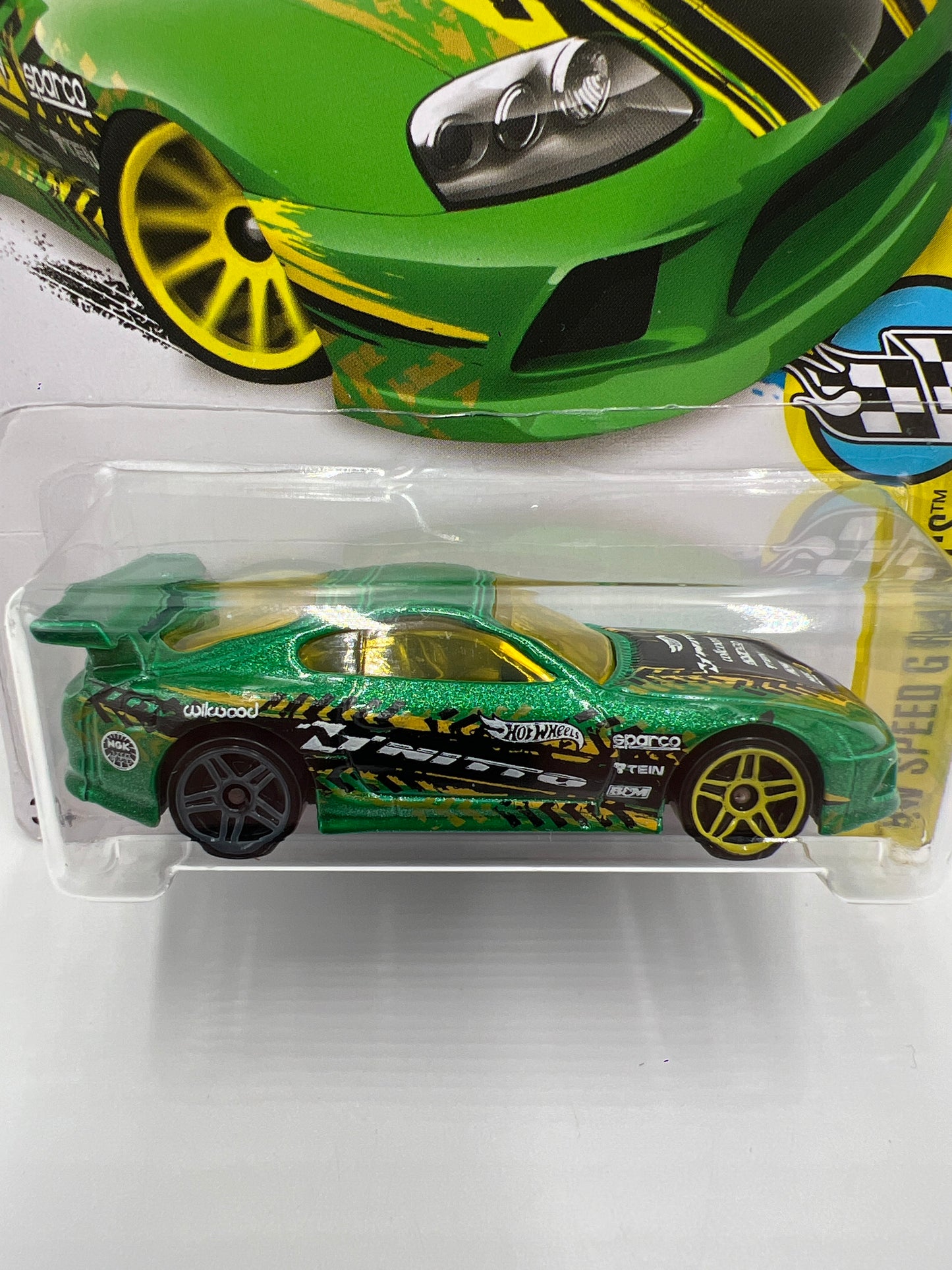 2016 Hot Wheels Speed Graphics #177 Toyota Supra Green