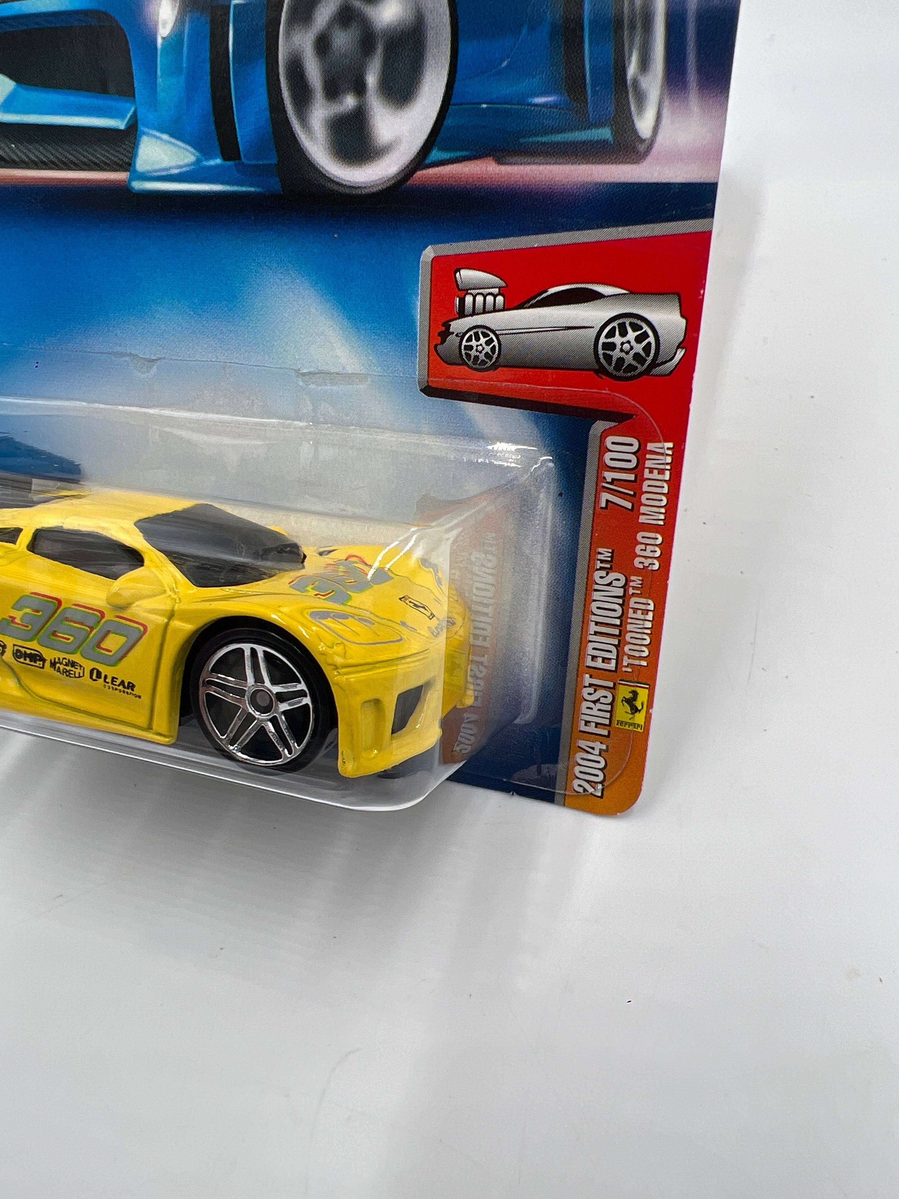 2004 Hot Wheels First Editions #007 Tooned Ferrari 360 Modena