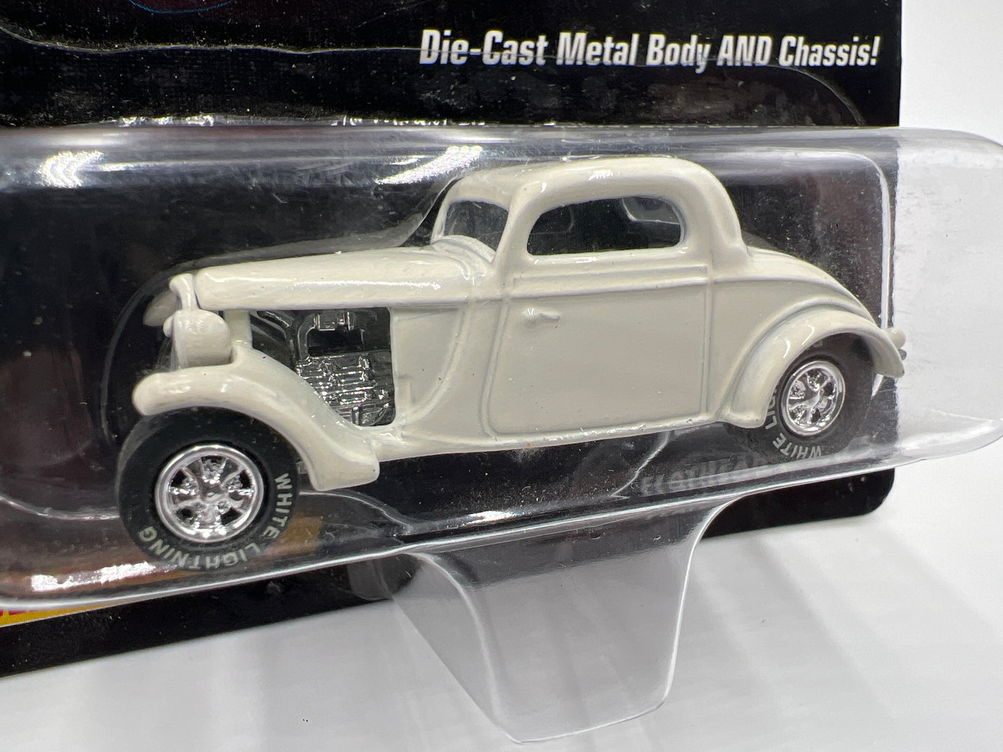 Johnny Lightning White Lightning Chase Hot Rods #483 Flathead Flyer Ford White