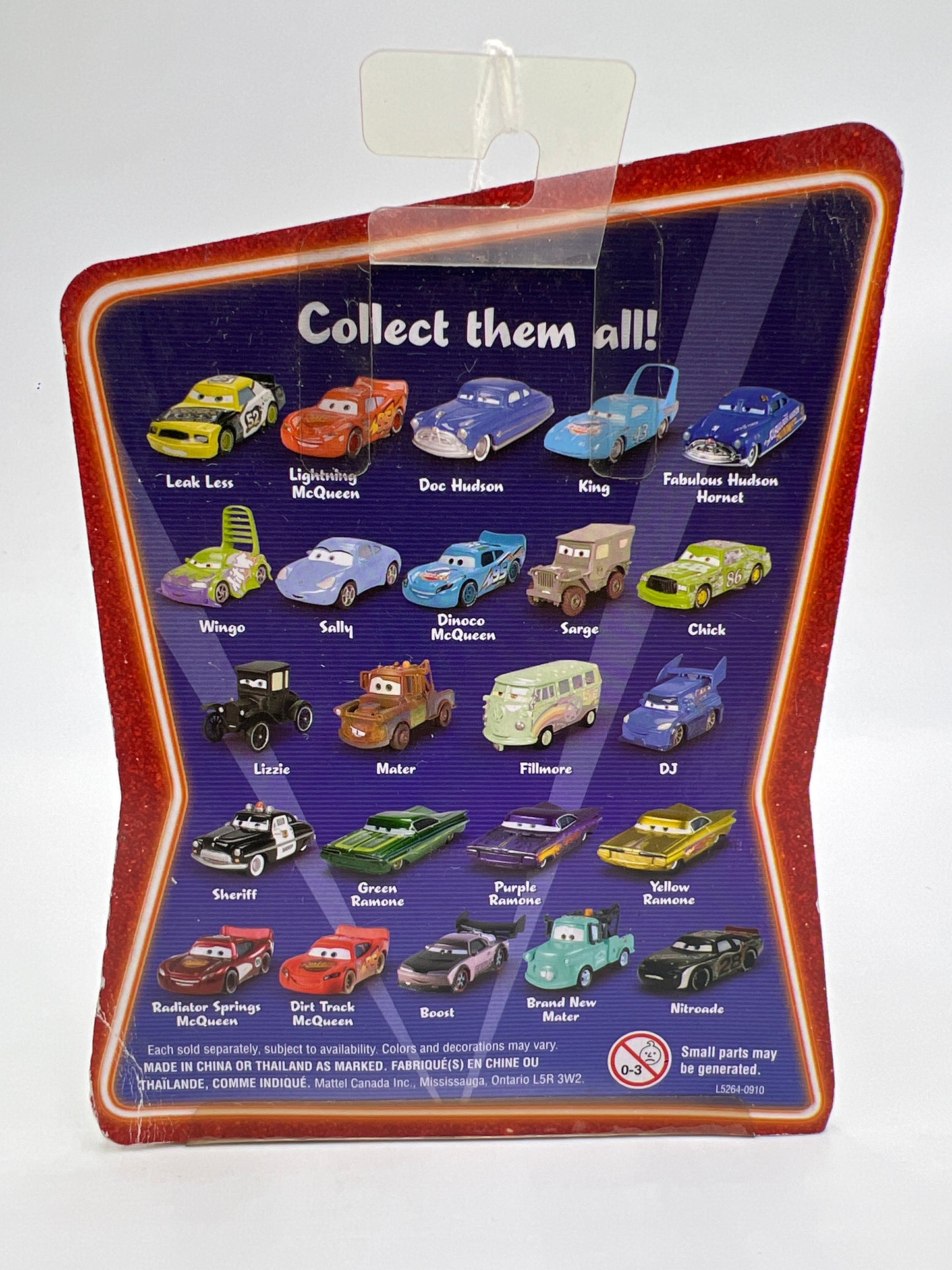 Disney Pixar Cars Supercharged Leak Less #52 141D