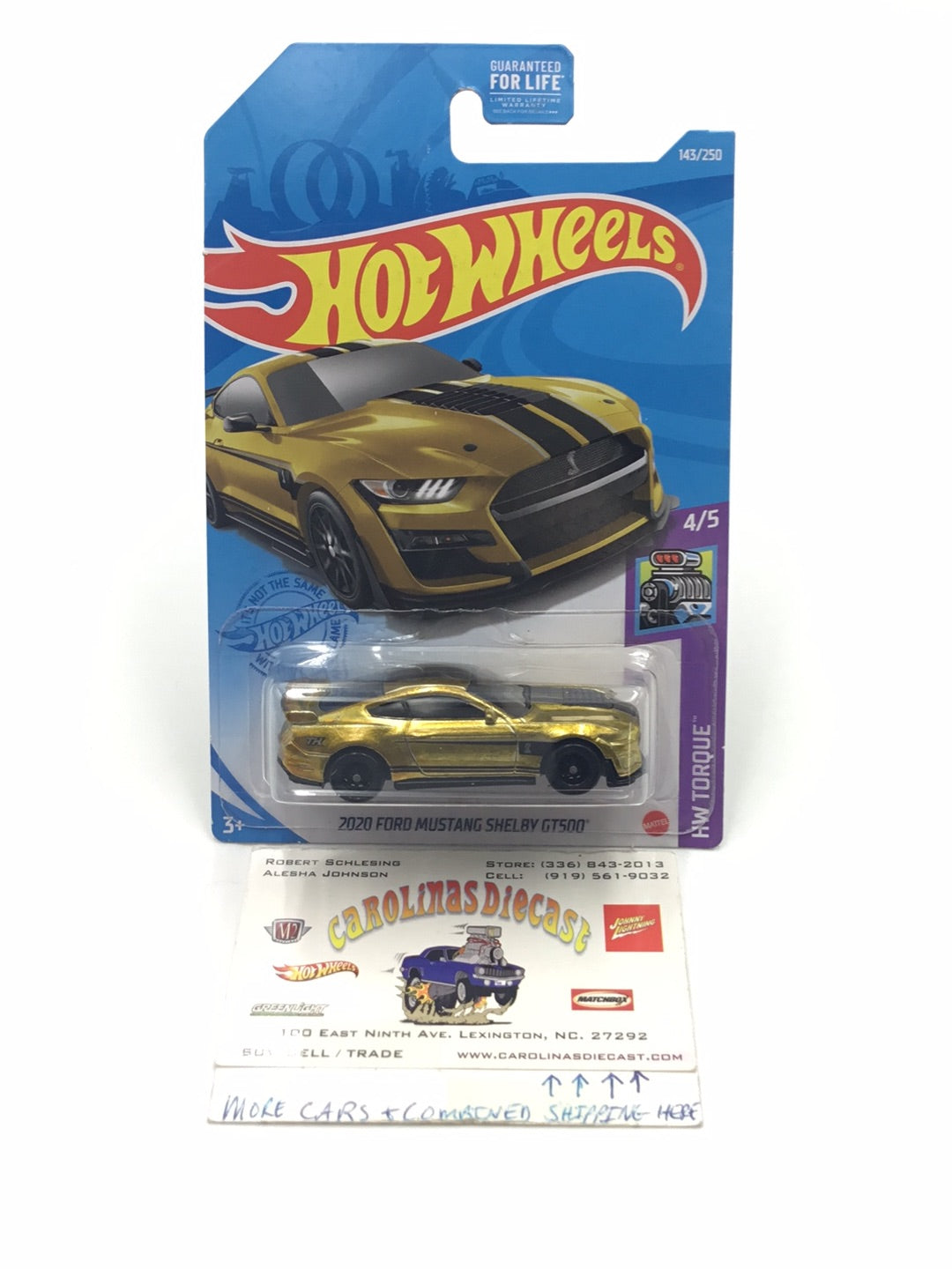 2021 hot wheels super treasure hunt 2020 Ford Mustang Shelby GT500 W/Protector