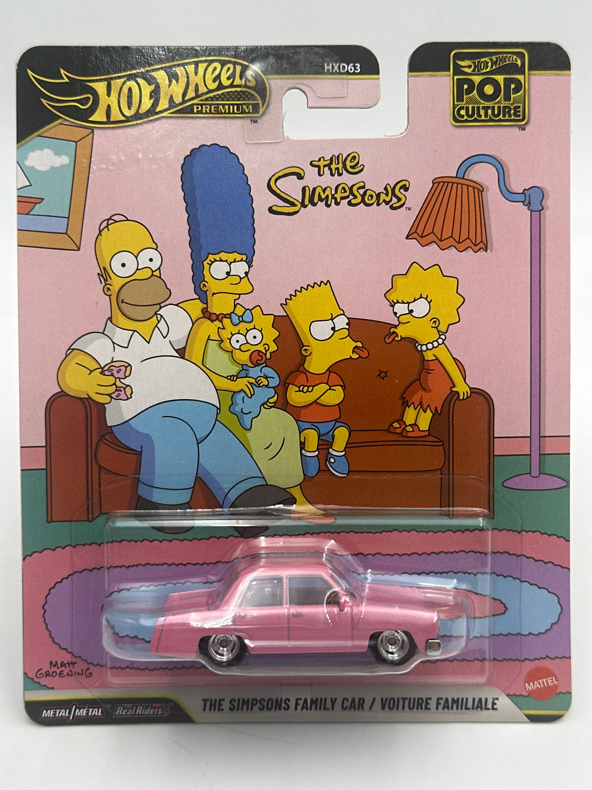 2026 Hot Wheels Premium Pop Culture The Simpsons Family Car