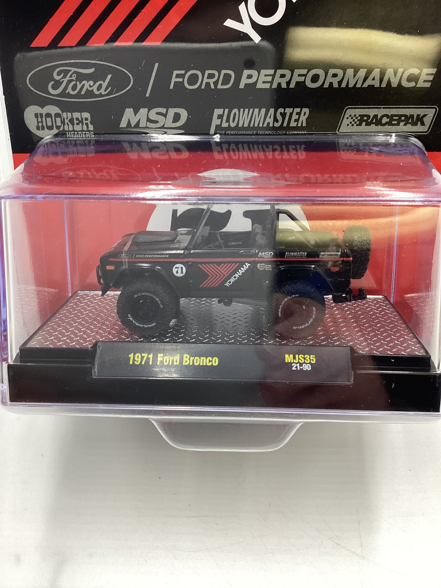 M2 Machines MiJo exclusive 1971 Ford Bronco Black Yokohama MJS35 197B