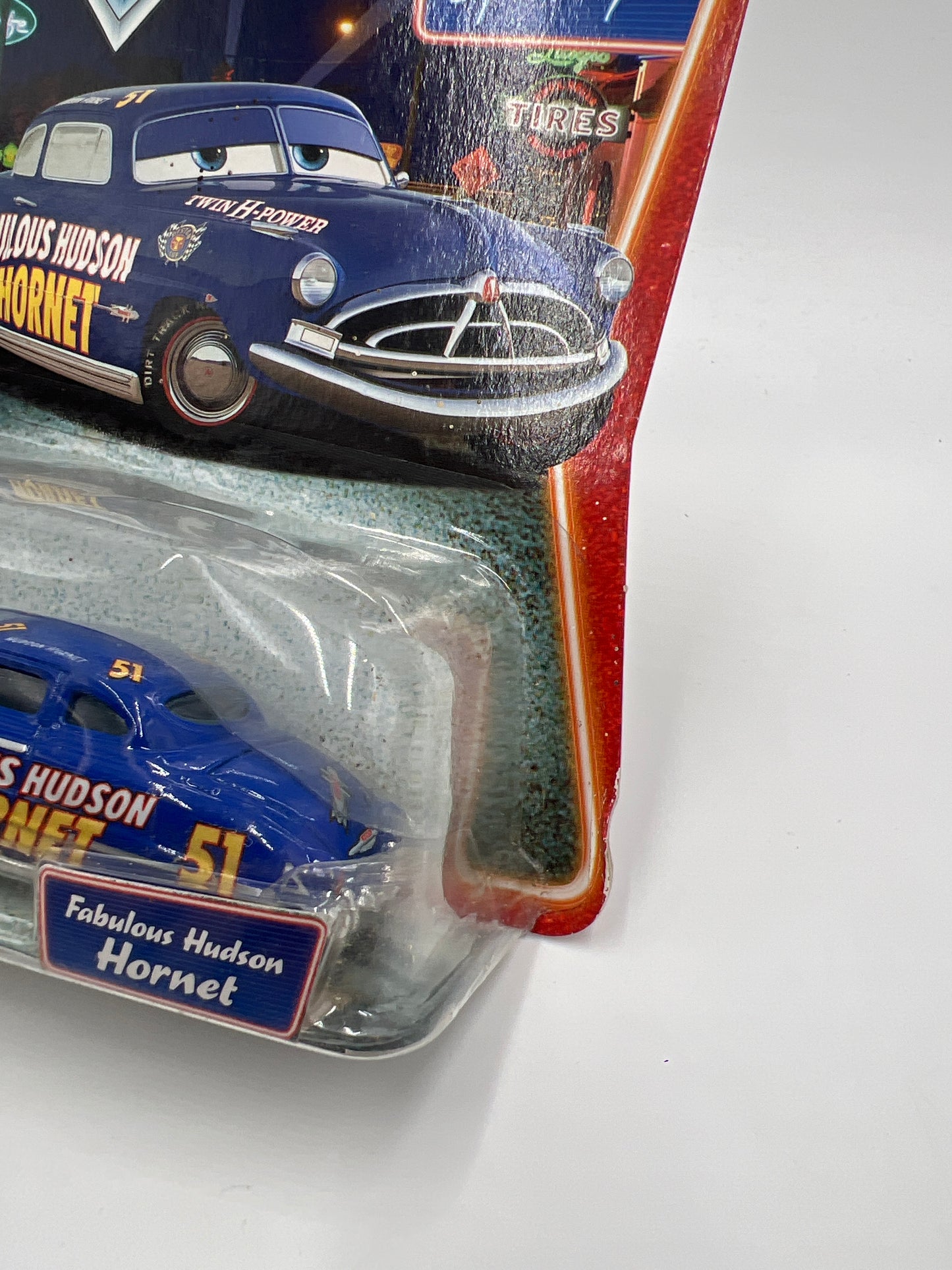 Disney Pixar Cars Supercharged Fabulous Hudson Hornet W/Red Wheels 2 140B