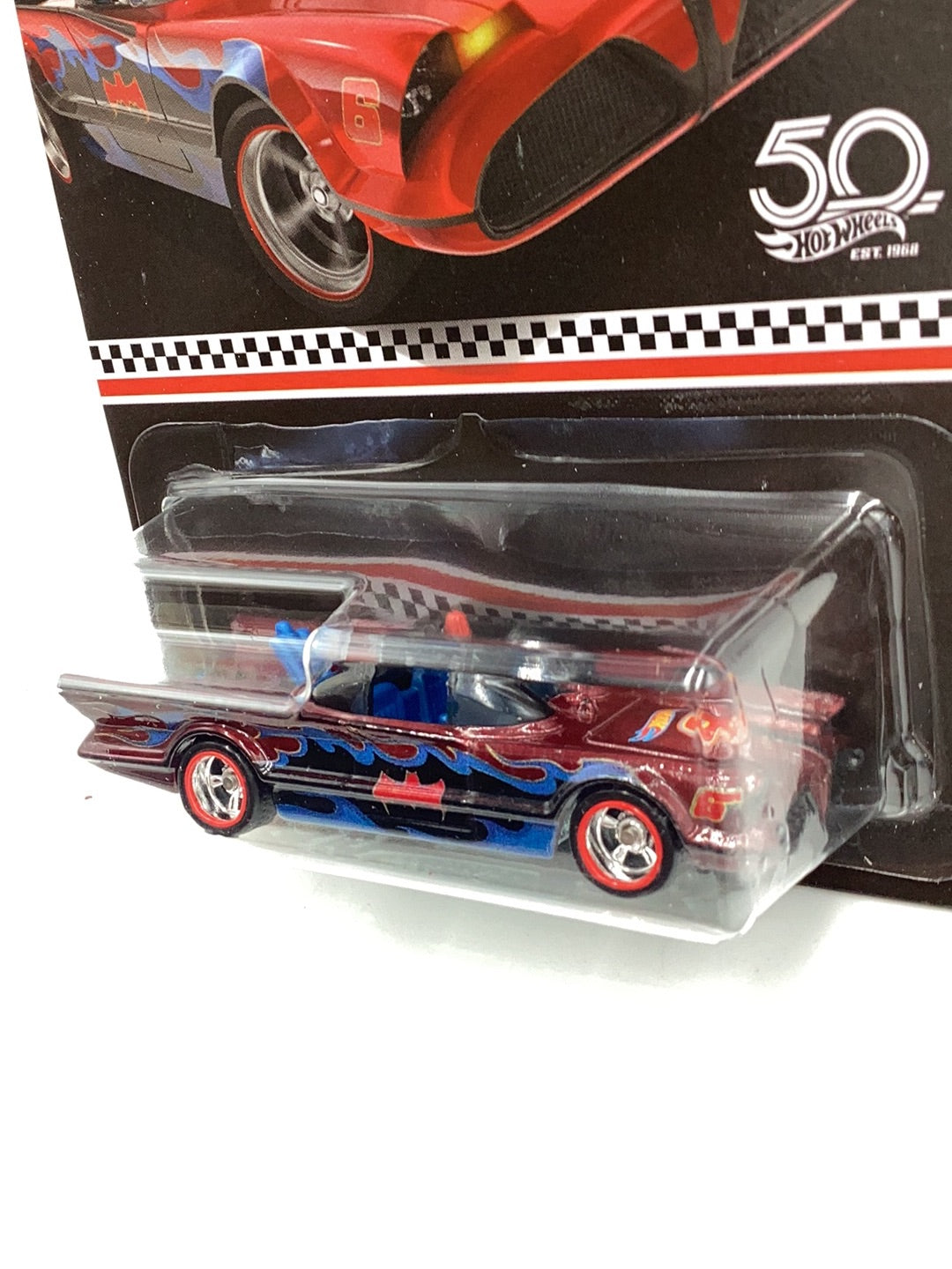 2018 Mail In Hot wheels 1966 TV Series Batmobile with Protector