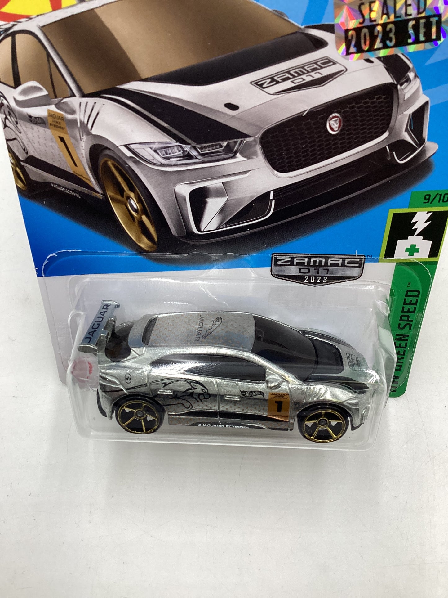 2023 Hot wheels Zamac Factory Sealed #158 Jaguar I-Pace eTrophy 148D