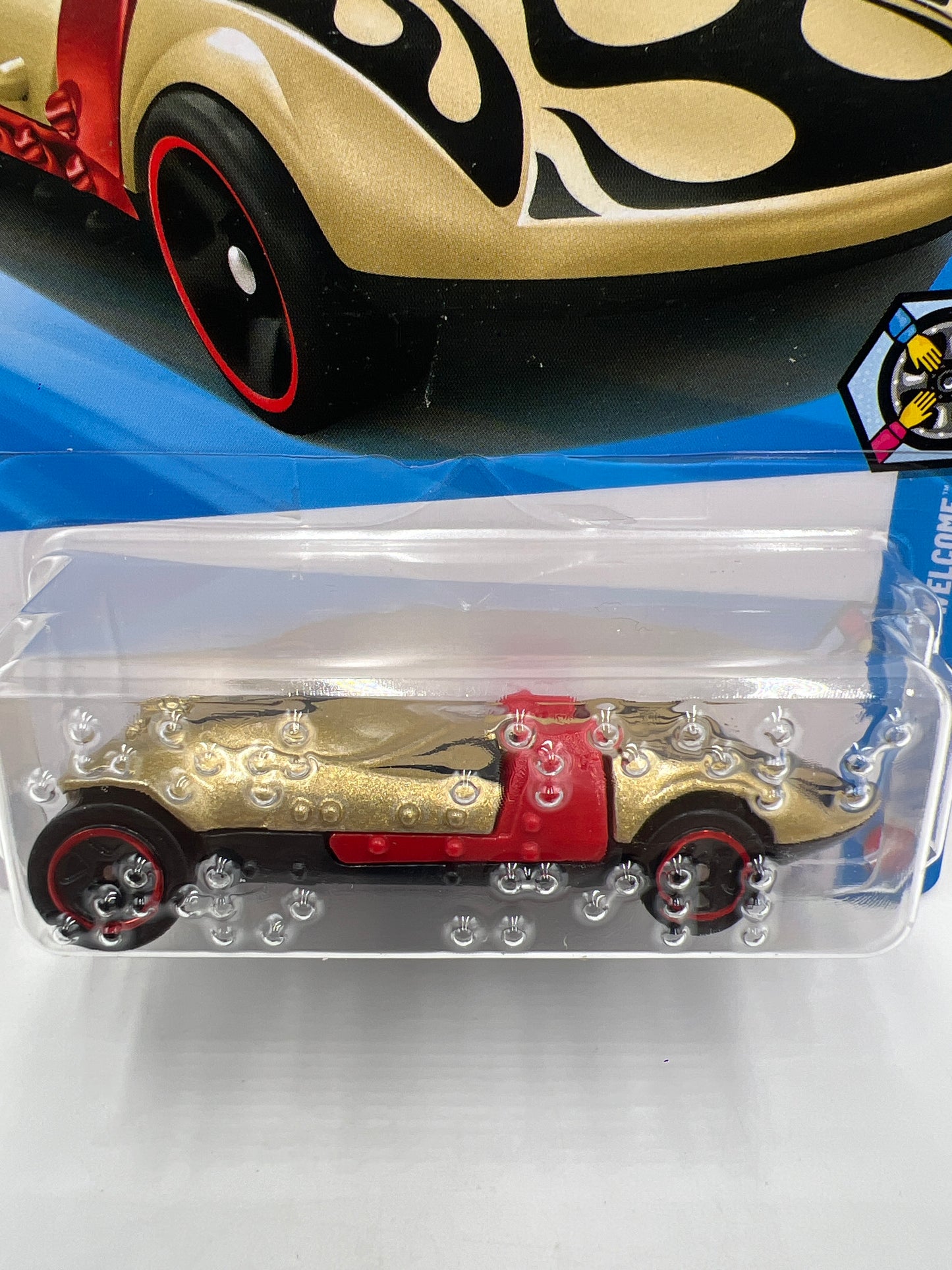 2026 Hot Wheels B Case HW All Drivers Welcome #40 Braille Racer Twin Mill Gold 40D