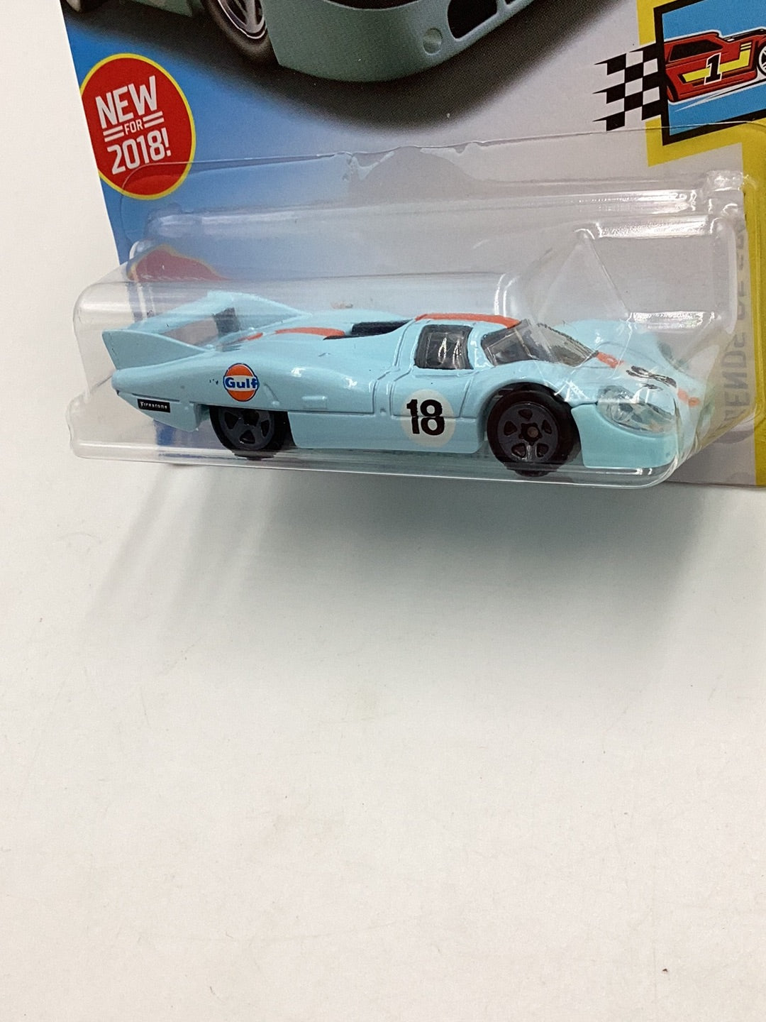 2018 Hot Wheels #124 Porsche 917 LH Gulf 101G