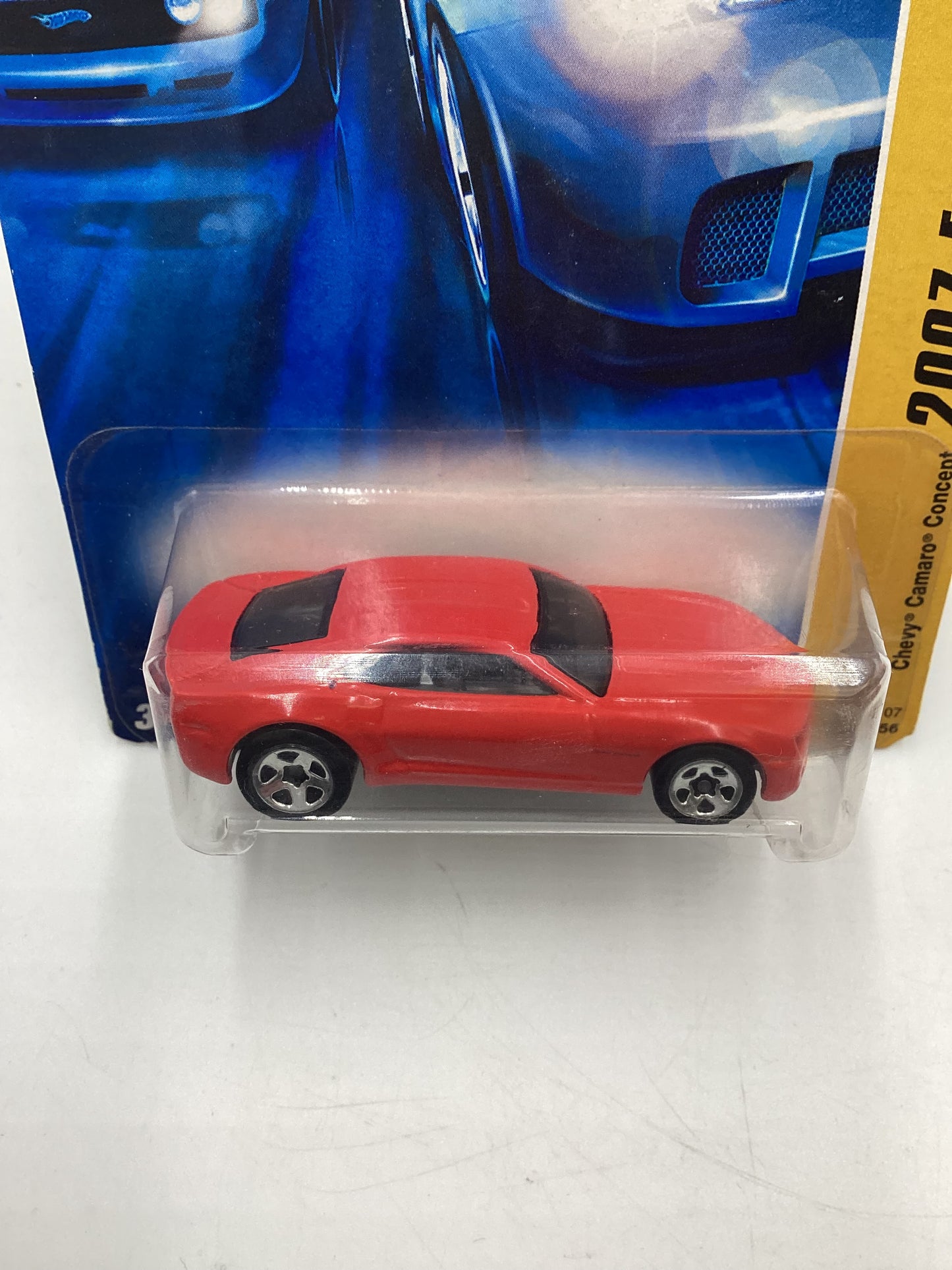 2007 Hot Wheels New Models #2 Chevy Camaro Concept Red (5 Spoke) 2A