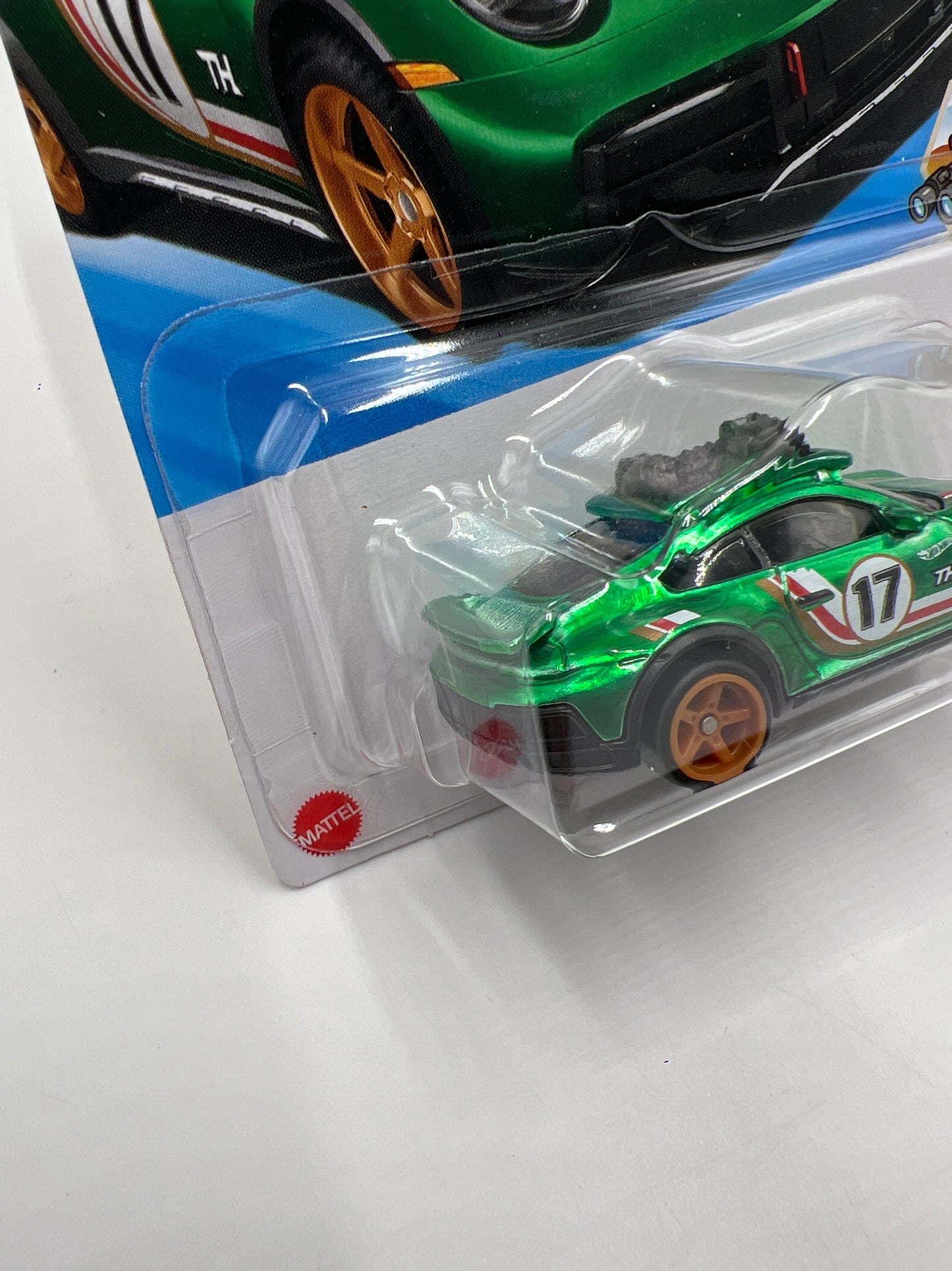 2025 Hot Wheels G Case Super Treasure Hunt #154 Porsche 911 Rallye Green W/Protector