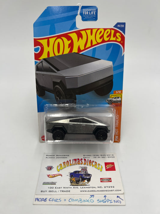 2022 Hot Wheels Hot Trucks #49 Tesla Cybertruck SR