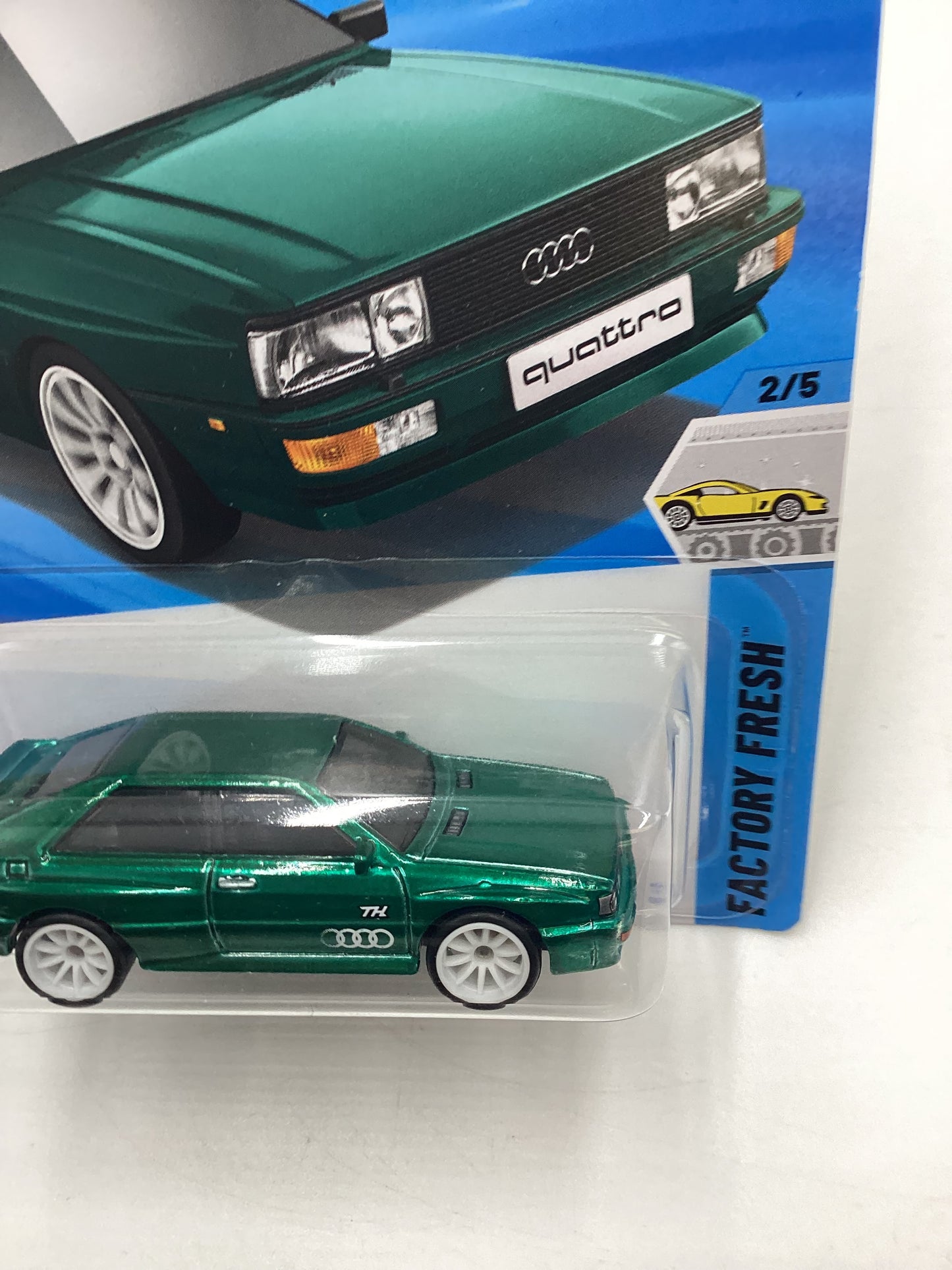 2025 Hot Wheels  A Case Super Treasure Hunt #16 87 Audi Quattro Green with protector