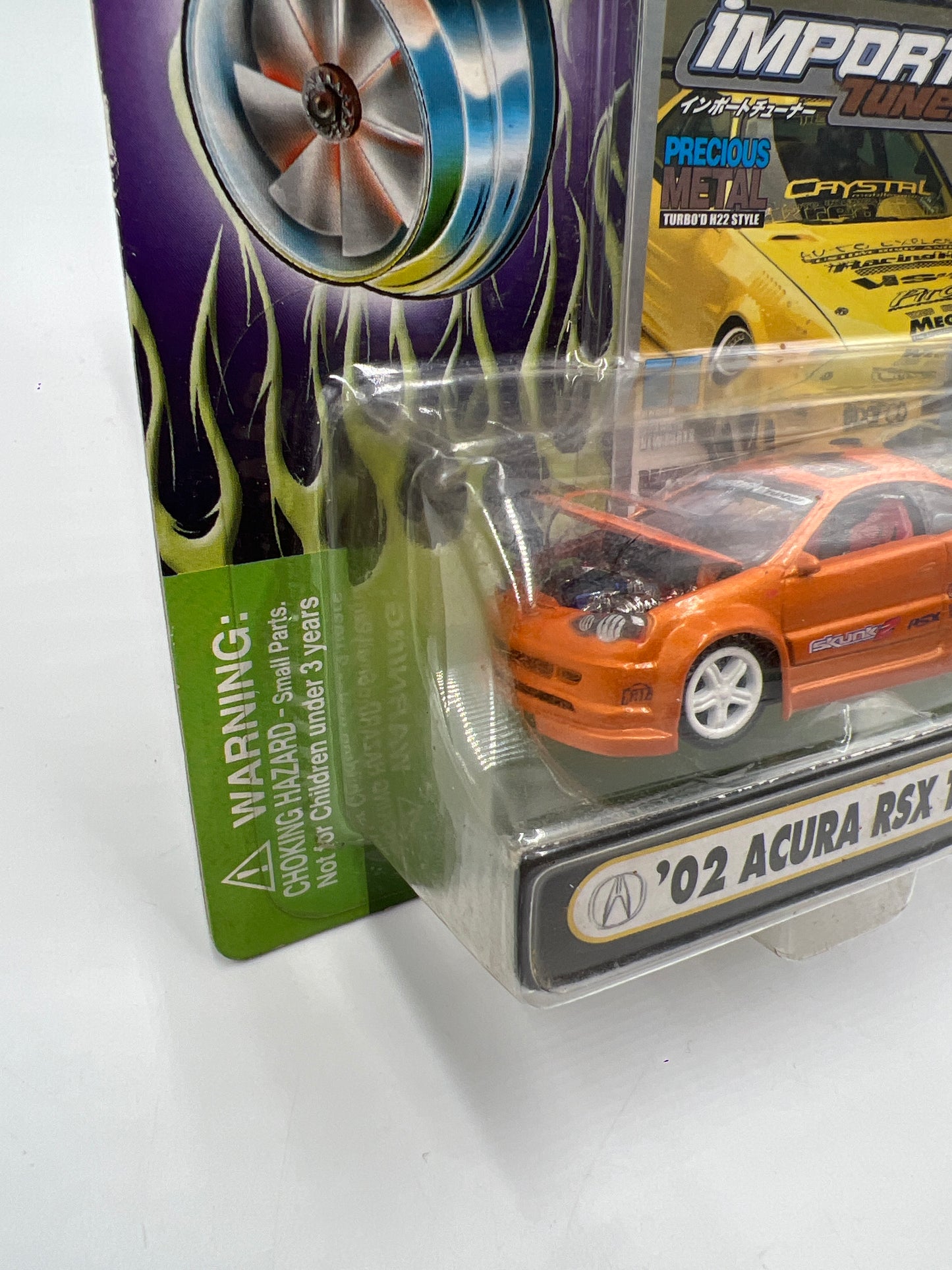 Muscle Machines Import Tuner 02 Acura RSX Type S Orange T02-15 220F