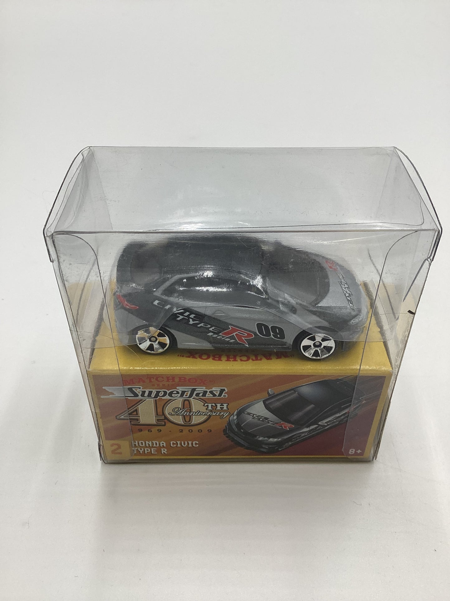 Matchbox 40th Anniversary Superfast #2 Honda Civic Type R Silver