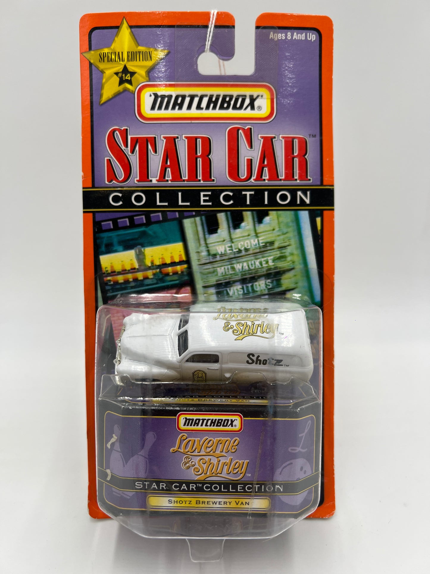 Matchbox Star Car Collection Laverne & Shirley Shotz Brewery Van
