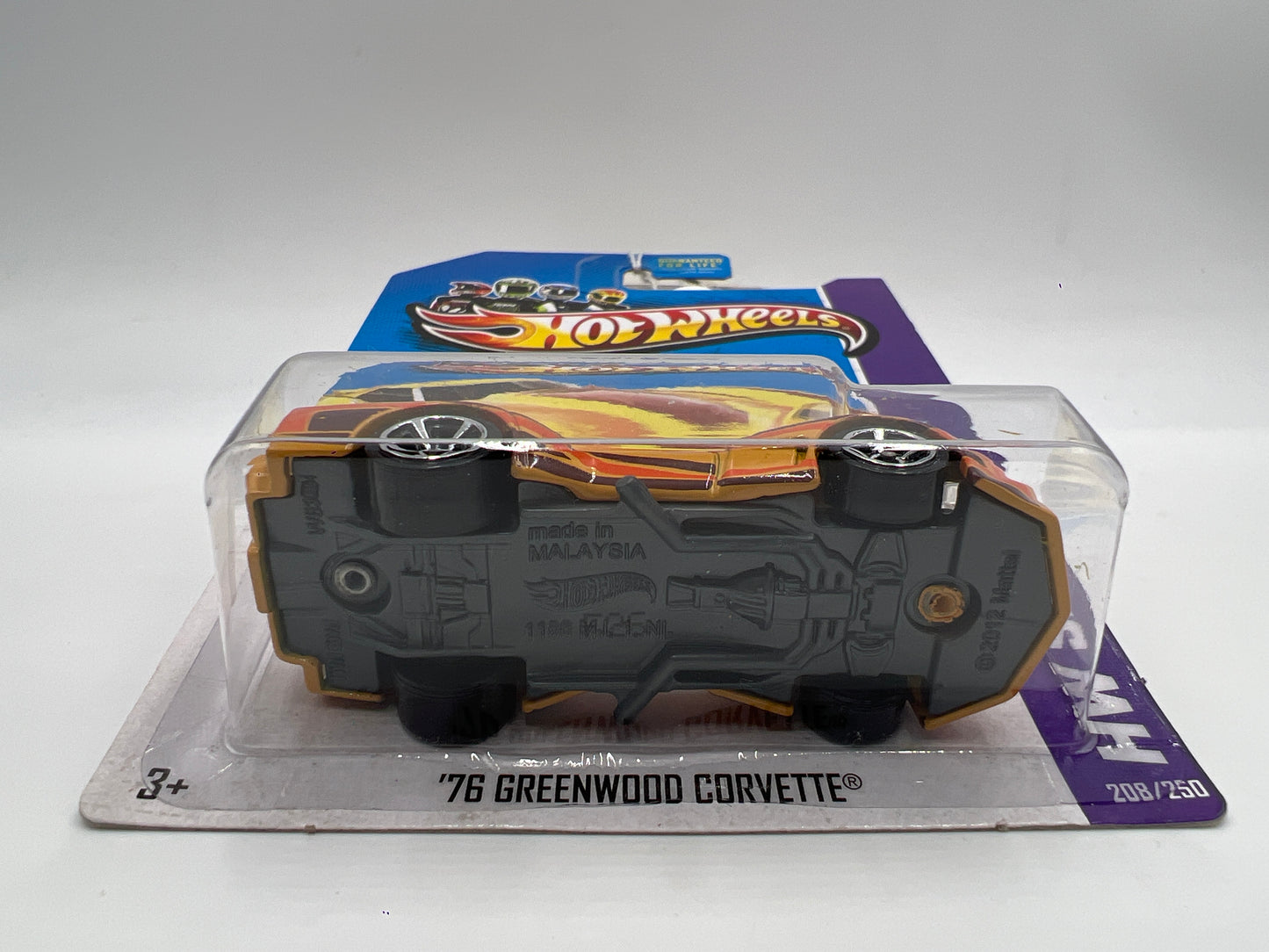 2013 Hot Wheels Showroom #208 76 Greenwood Corvette Orange 5C