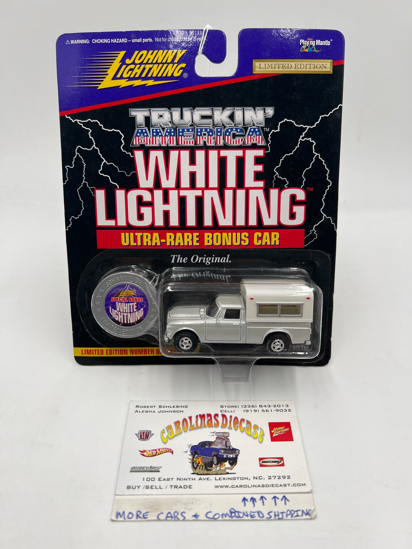 Johnny Lightning White Lightning Chase Truckin America #164 60s Studebaker Champ White