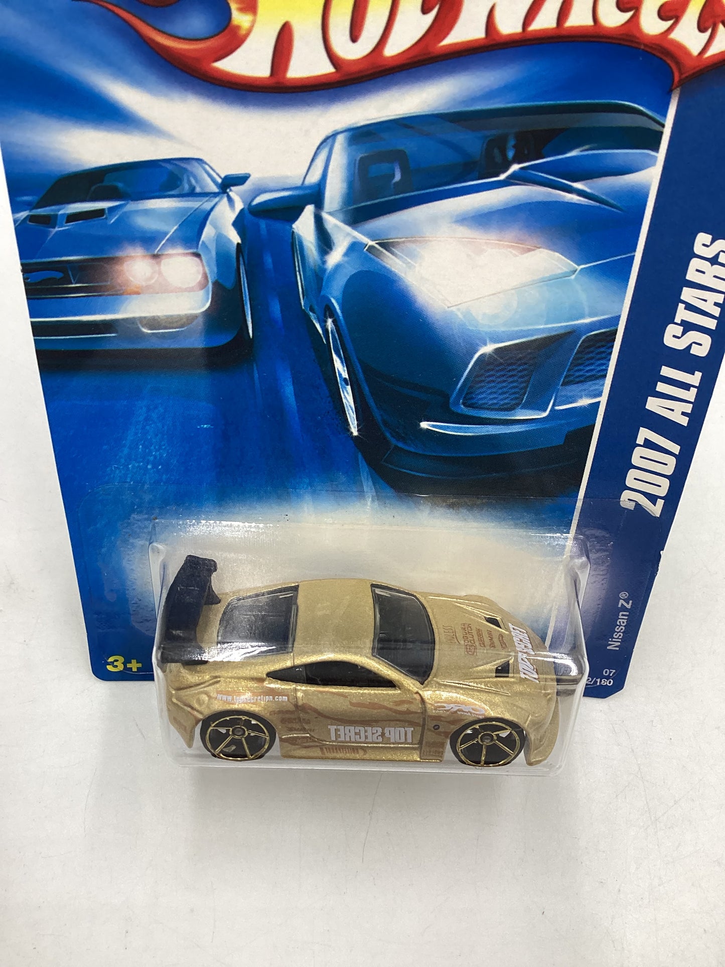 2007 Hot Wheels #152 Gold Nissan Z 81E