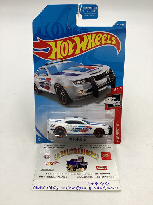 2019 Hot Wheels #99 10 Camaro SS white 2H