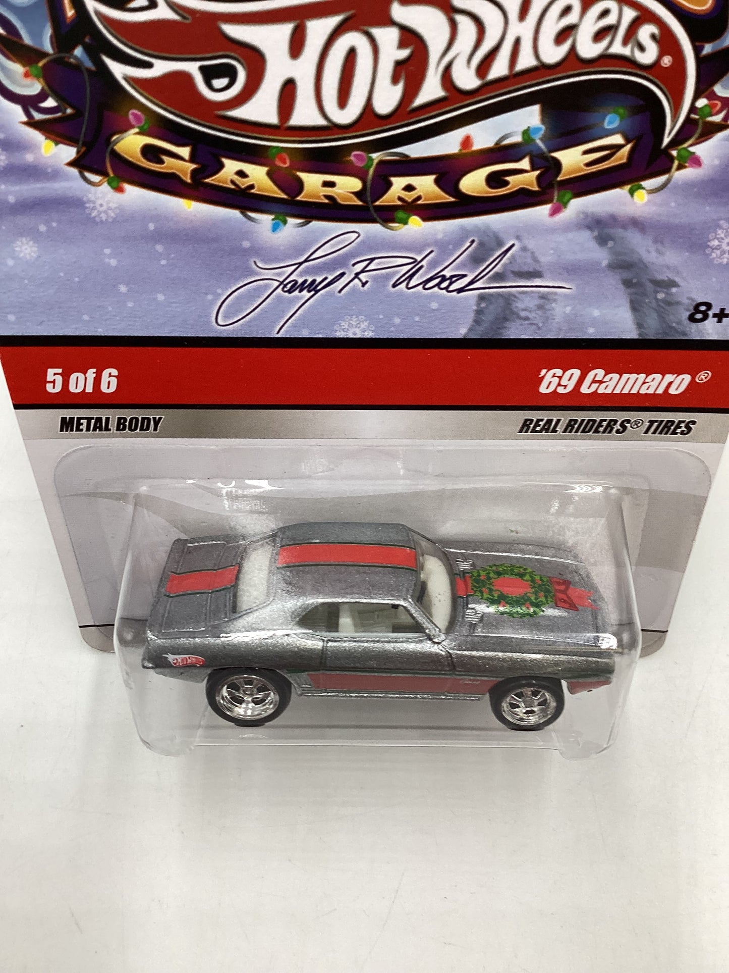 Hot wheels Larrys garage 5/6 Silver 69 Camaro 245B