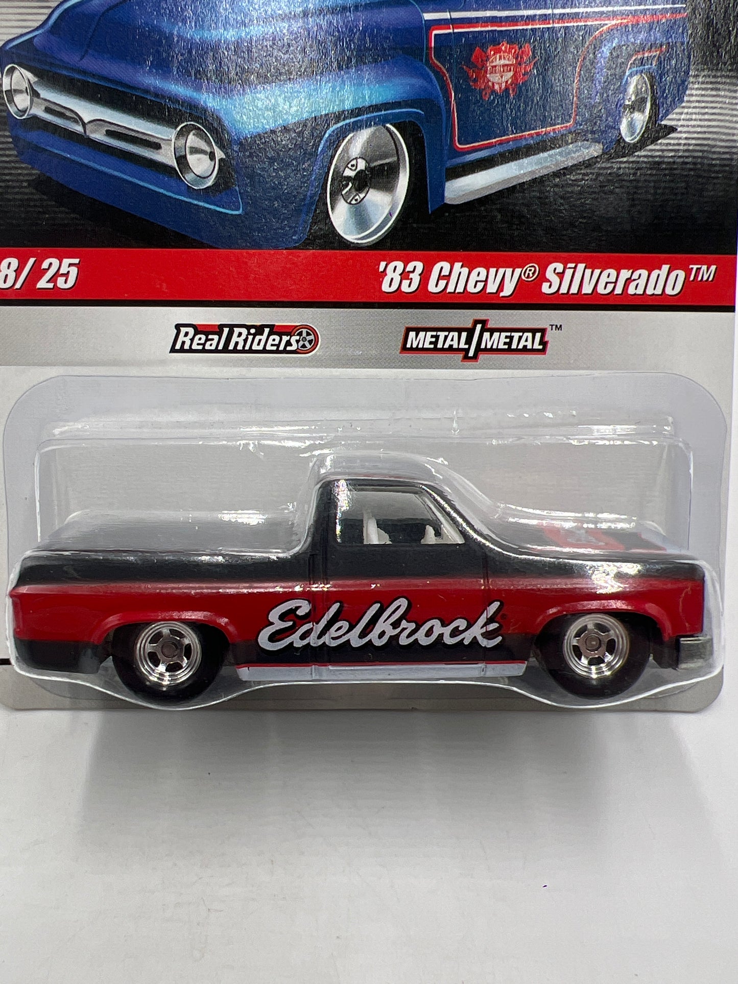 Hot Wheels Premium Slick Rides #8 83 Chevy Silverado Edelbrock W/Protector