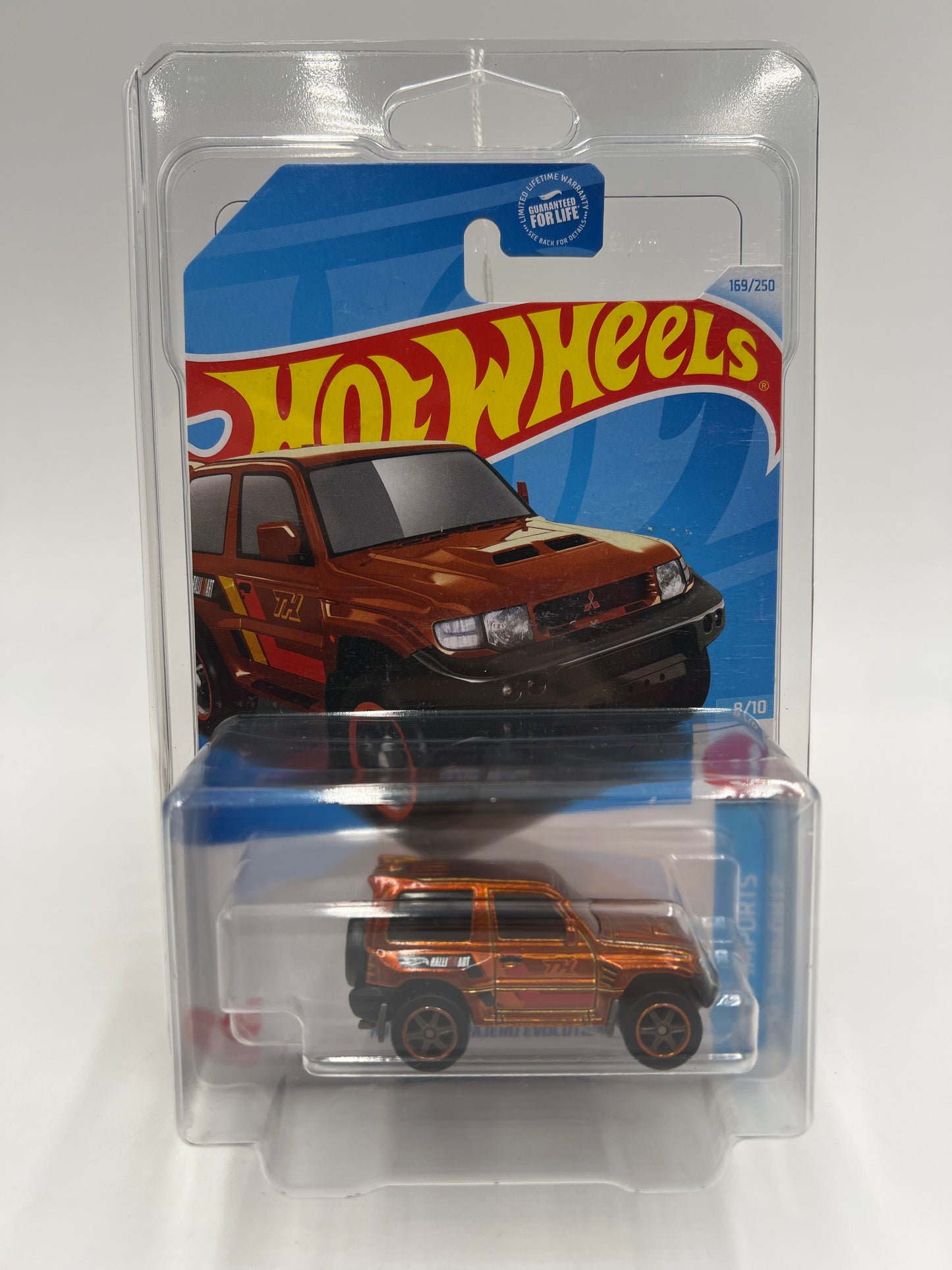 2024 Hot Wheels Super Treasure Hunt #169 Mitsubishi Pajero Evolution Orange W/Protector