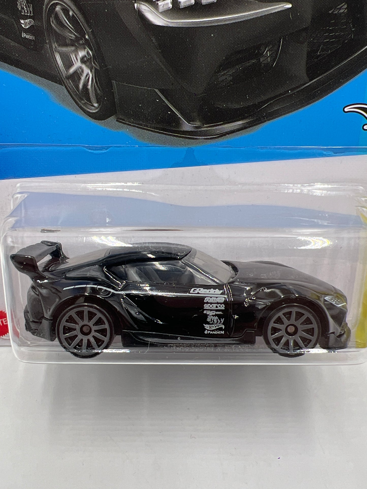 2022 Hot Wheels GameStop Exclusive #160 20 Toyota GR Supra Black W/Protector