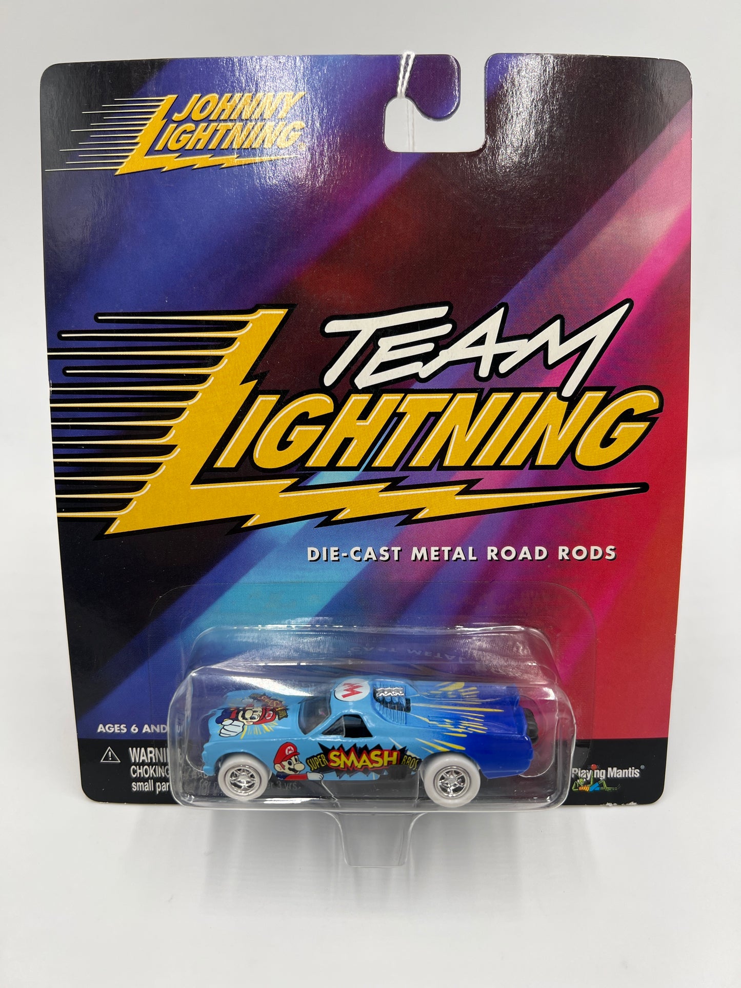 Johnny Lightning White Lightning Chase Team Lightning Nintendo Smash Brothers Trouble Maker Blue