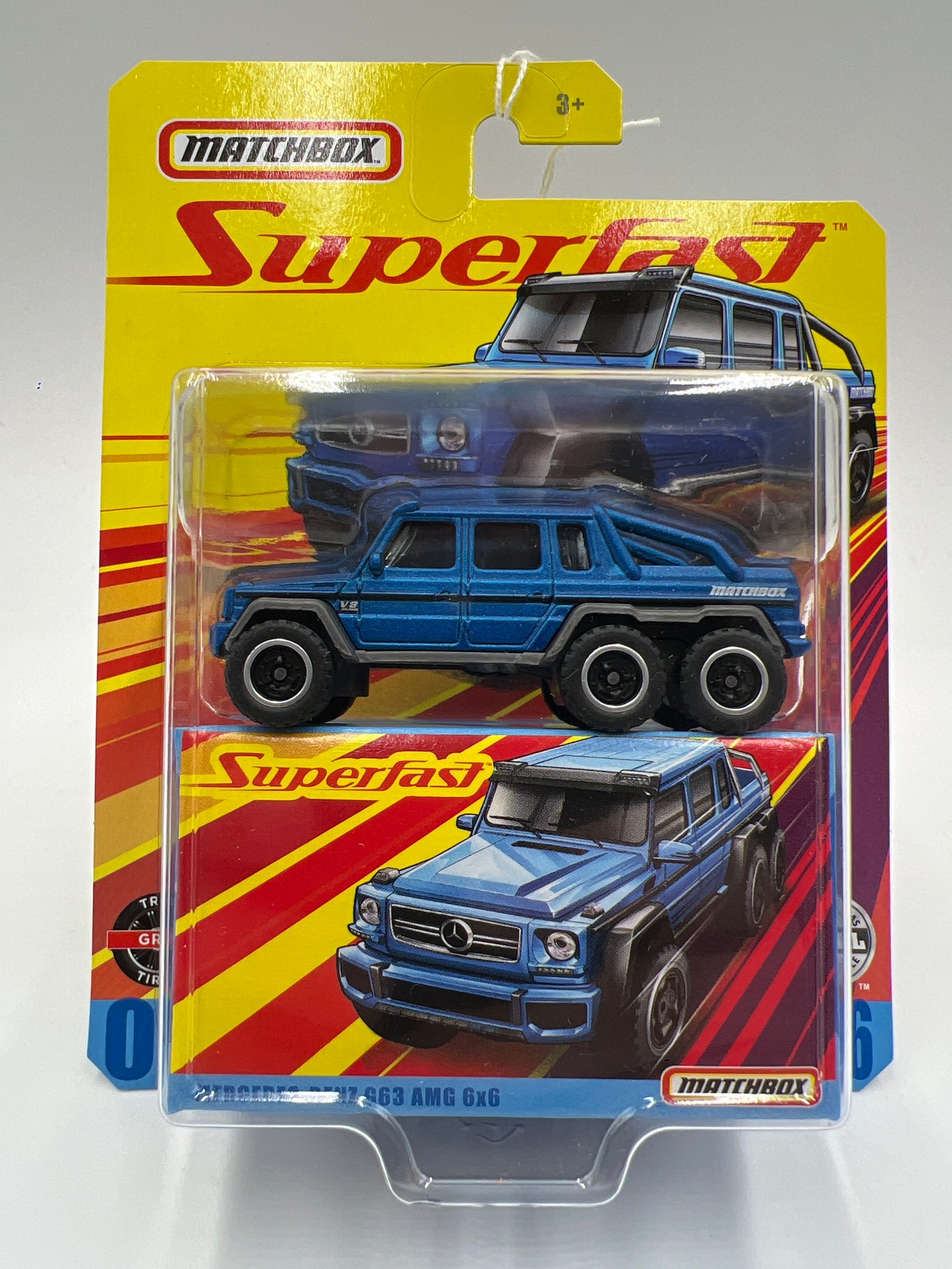 Matchbox Superfast #3 Mercedes-Benz G63 AMG 6x6 Blue 173E