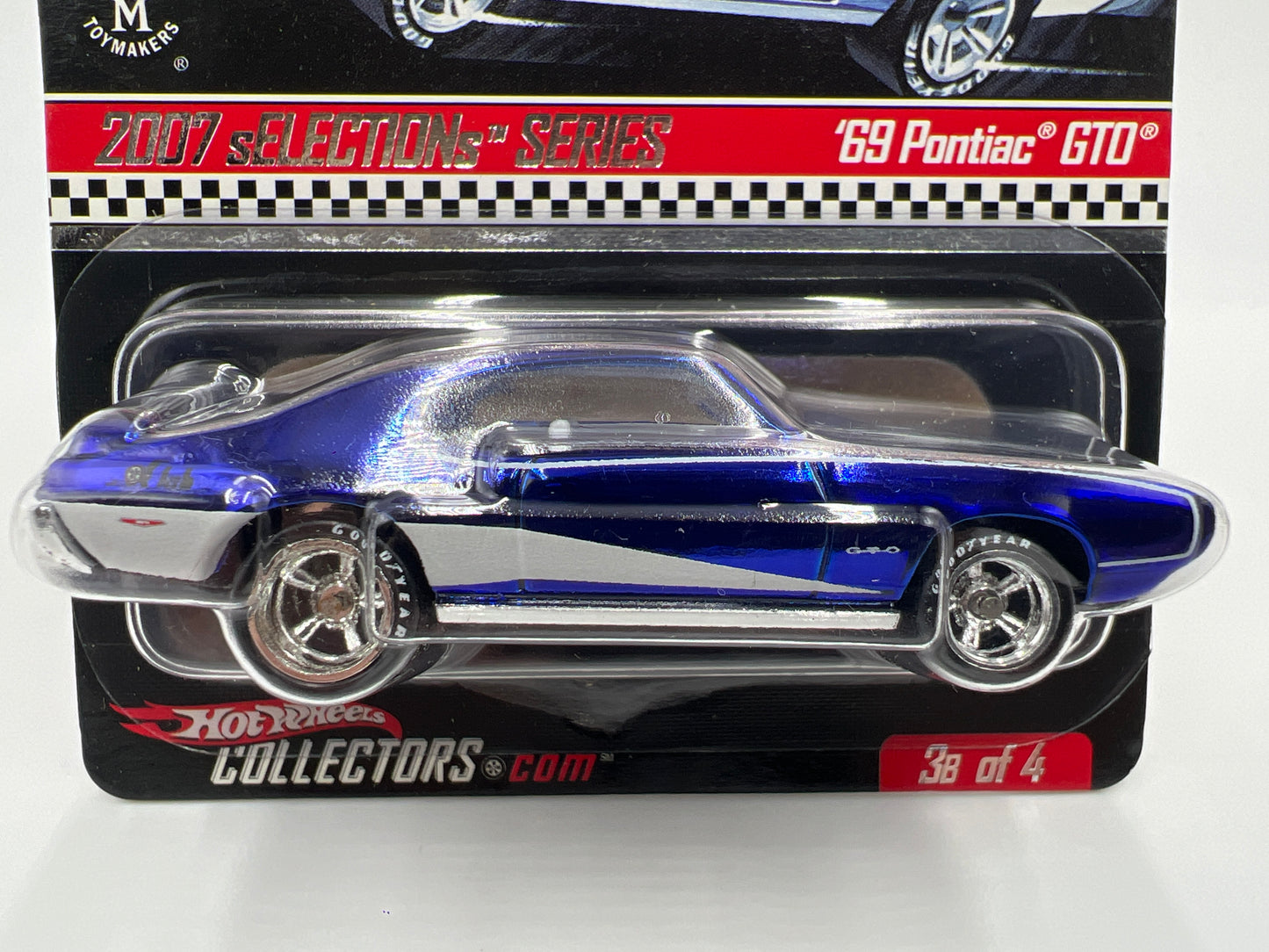2007 Hot Wheels RLC sELECTIONs Series #3B 69 Pontiac GTO Blue 2203/9015 W/Protector