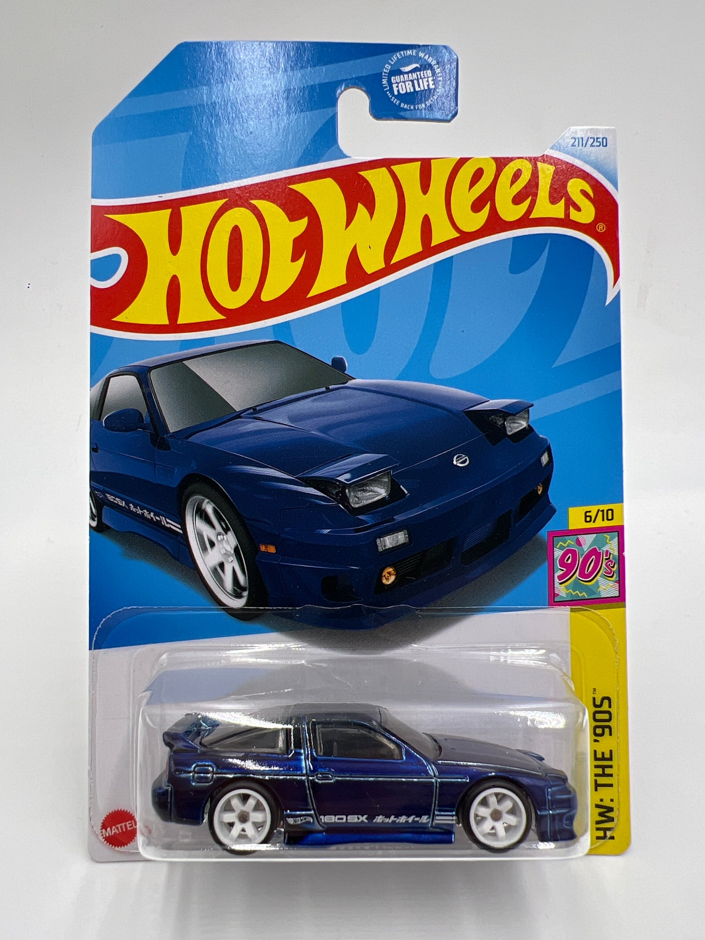 2024 Hot Wheels M Case Super Treasure Hunt #211 96 Nissan 180SX Type X Blue W/Protector