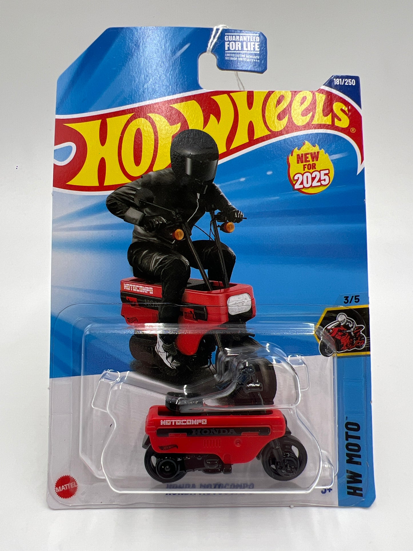 2025 Hot Wheels J Case HW Moto #181 Honda Motocompo Red 77H