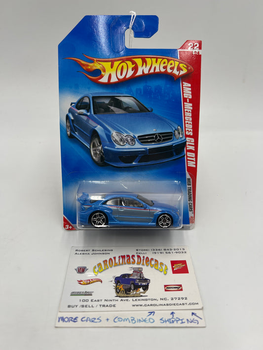 2008 Hot Wheels Web Trading Cars #98 AMG-Mercedes CLK DTM Blue 90A