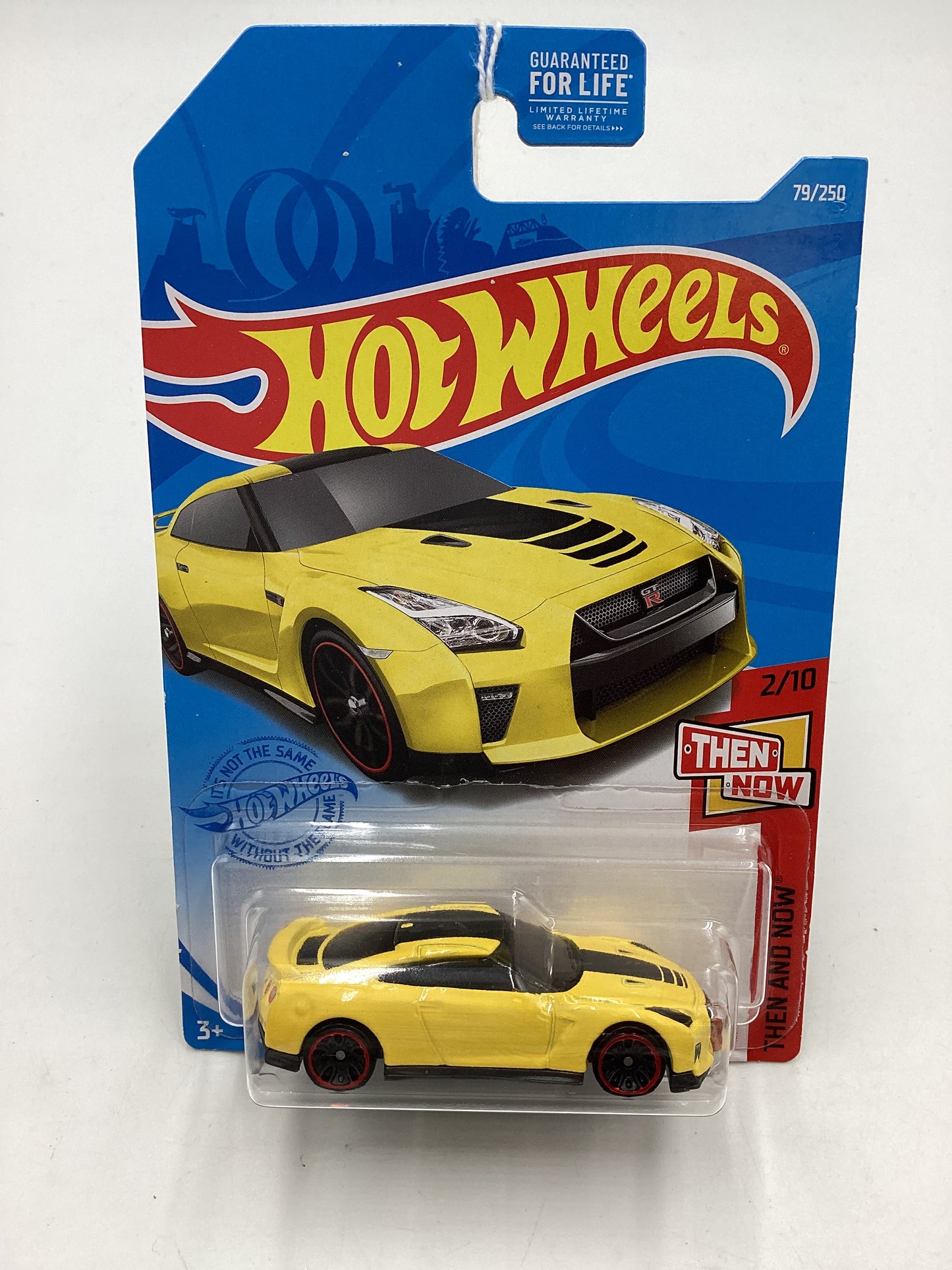 2021 Hot wheels Then and Now #79 17 Nissan GT-R (R35) Yellow 81D