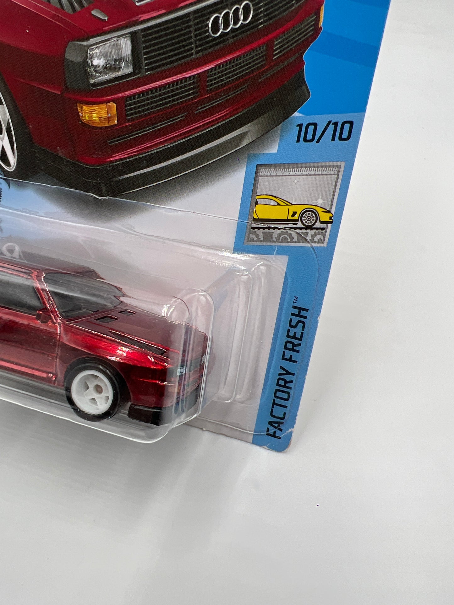 2020 Hot Wheels Super Treasure Hunt #145 84 Audi Sport Quattro Red W/Protector