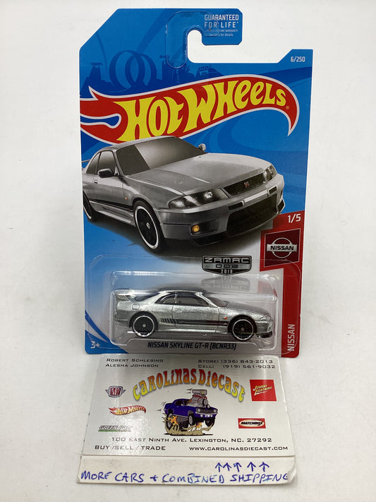 2019 Hot Wheels #006 Zamac Nissan Skyline GT-R R33 (BCNR33)