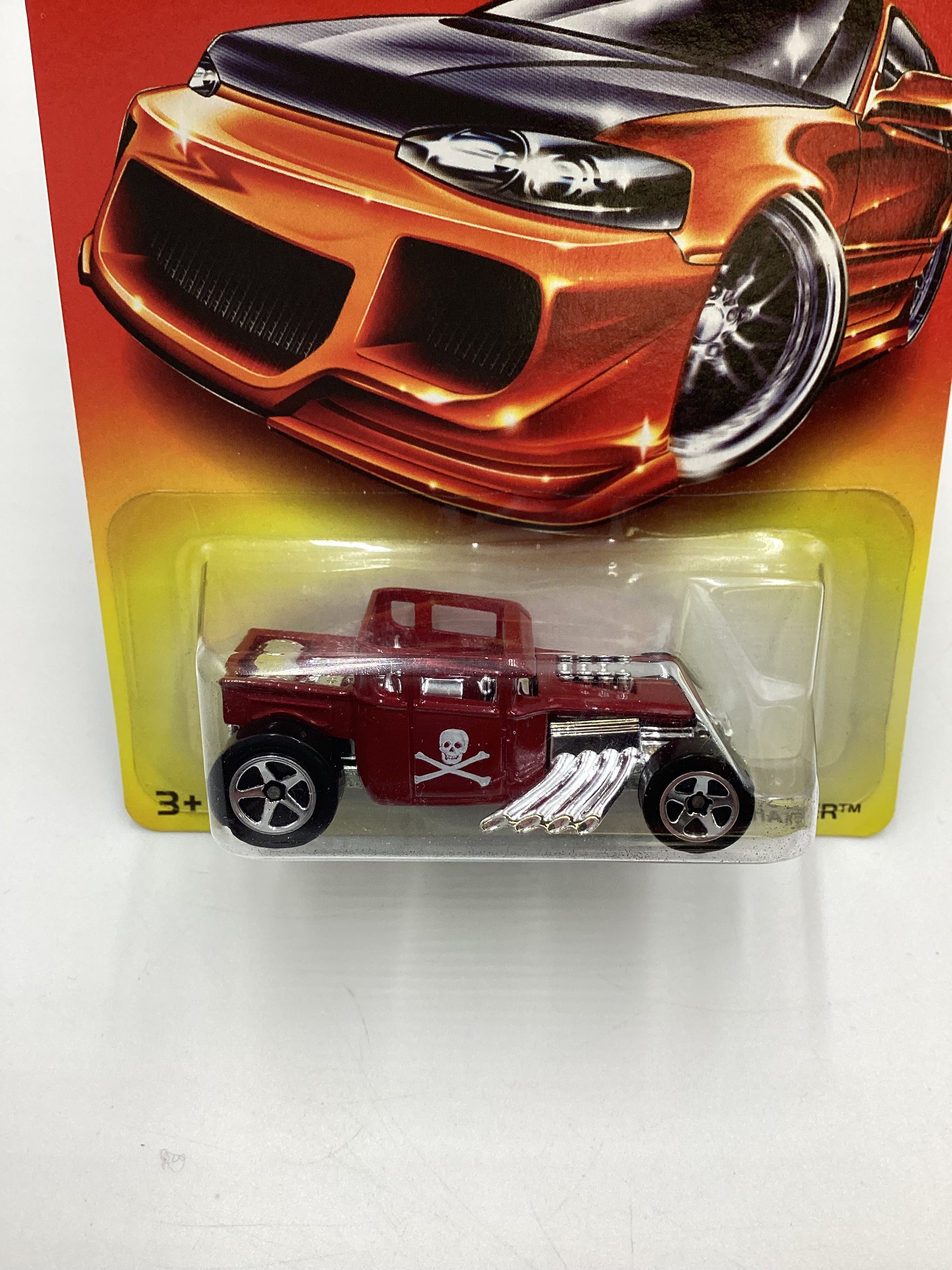 2007 Hot Wheels Walmart Exclusive Series Bone Shaker Red 156G