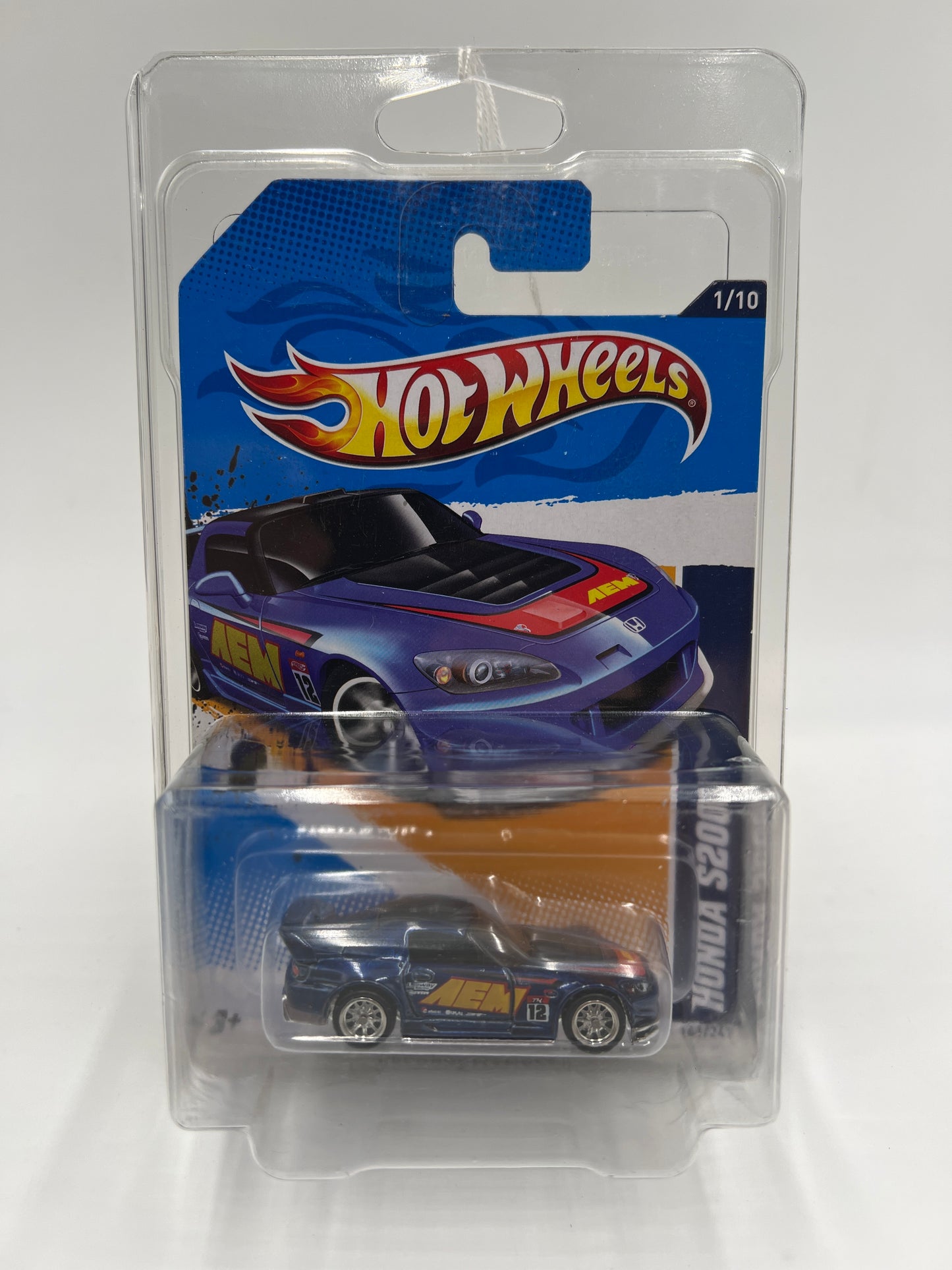 2012 Hot Wheels Super Treasure Hunt #141 Honda S2000 AEM Blue W/Protector International Card