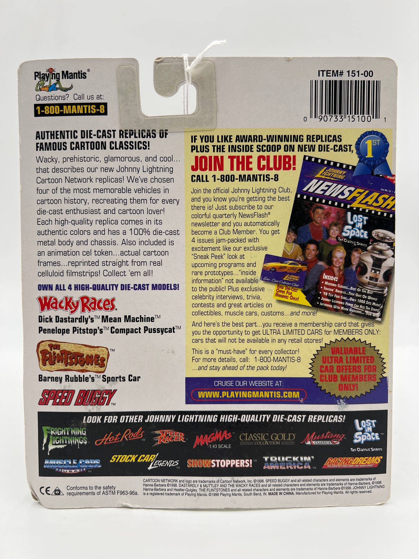 Johnny Lightning Cartoon Network CEL #11 Speed Buggy Orange 227A